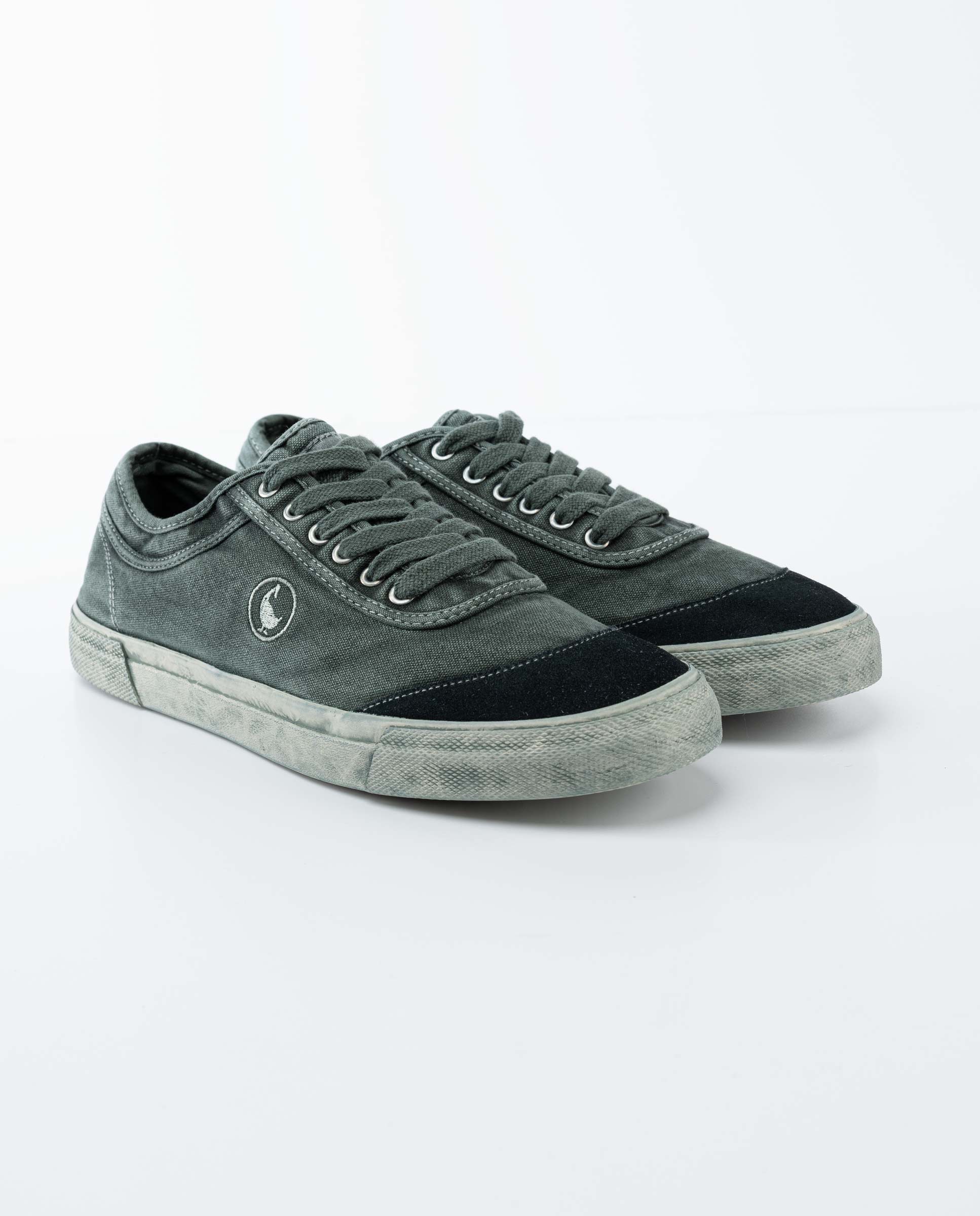 Zapatilla de hombre Squash de algodón - El Ganso - Gris / Negro Gris / Negro-3