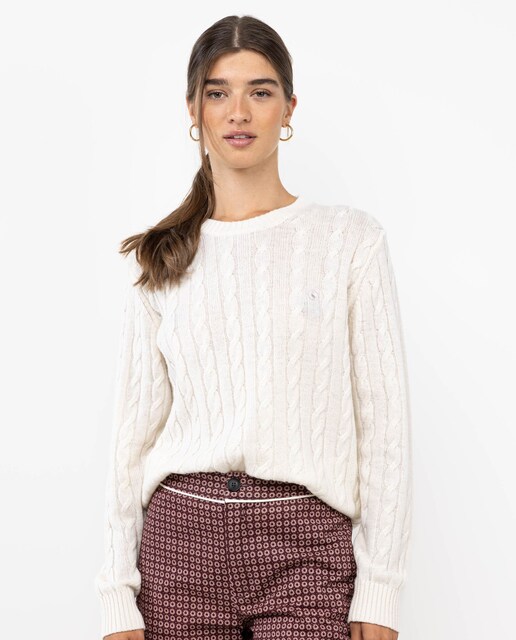 Imagen 0 de Jersey de mujer de ochos cuello caja