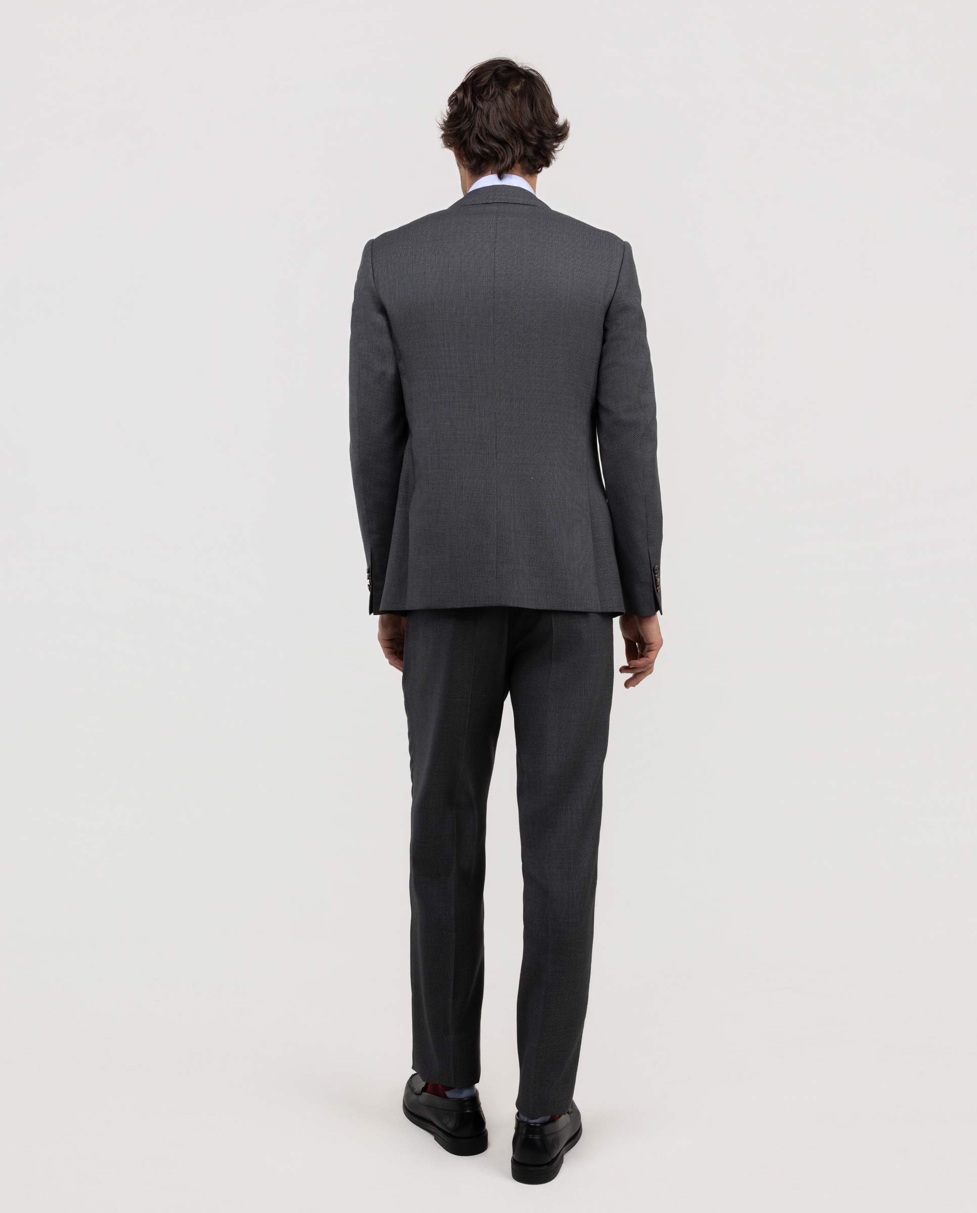 Americana de hombre coordinada ojo de perdiz - El Ganso - Gris Gris-4