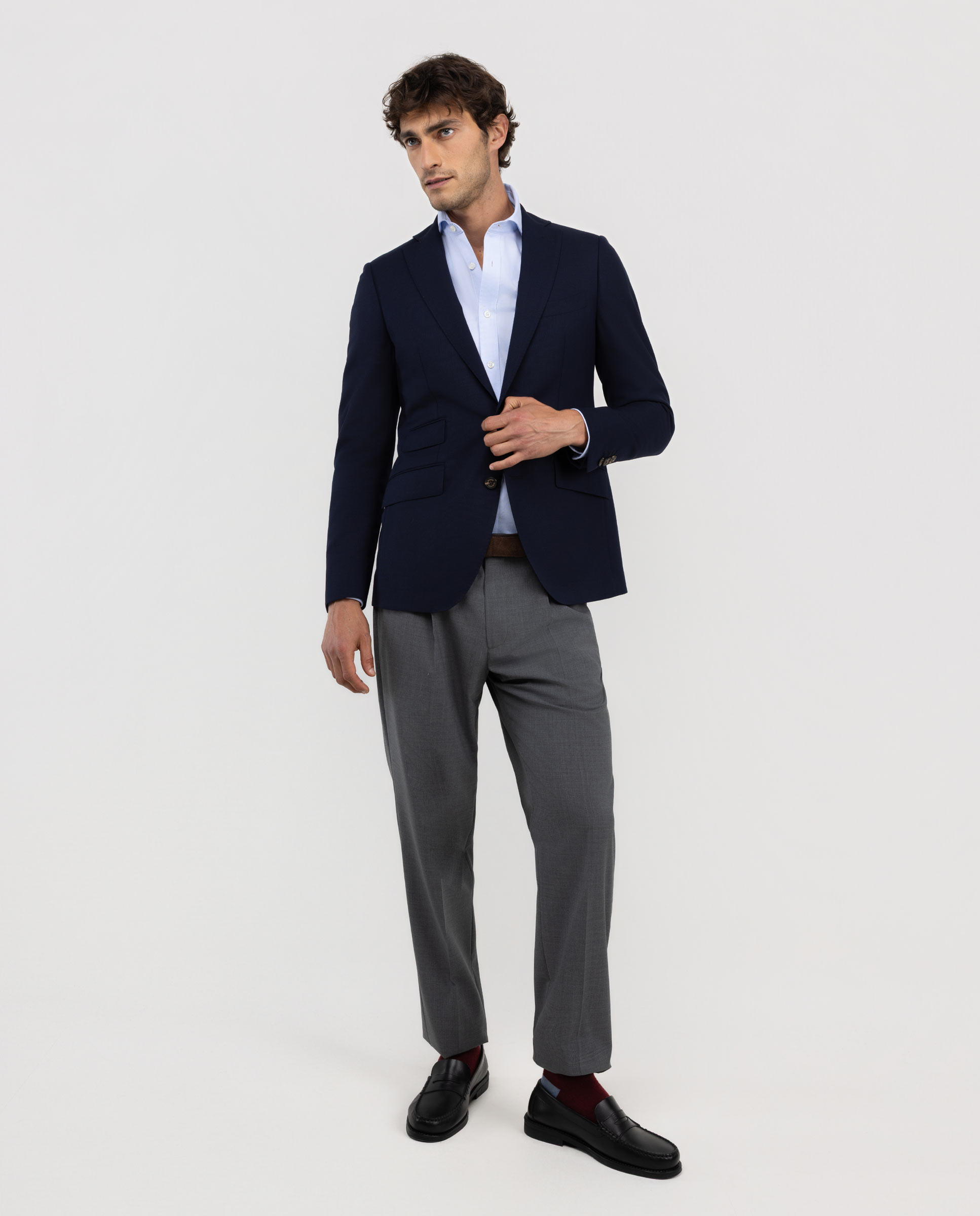 Americana de hombre coordinada estructura lavable - El Ganso - Azul marino Azul marino-2