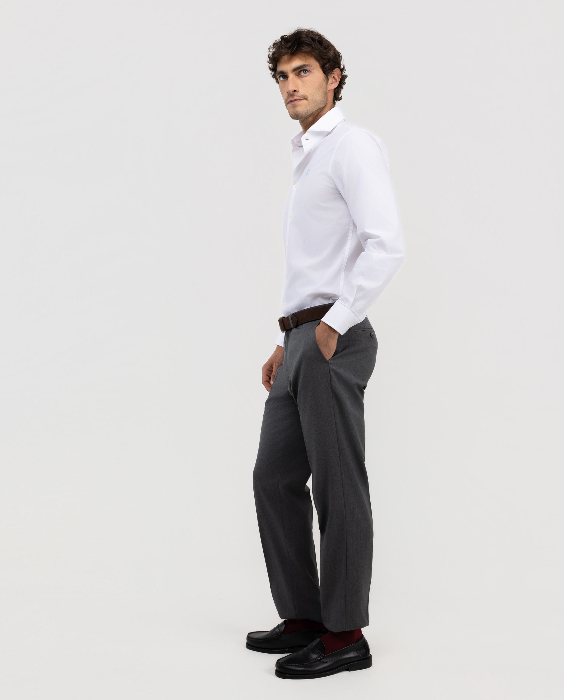 Imagen 3 de Pantalón de hombre coordinado liso lavable - El Ganso - Gris Gris