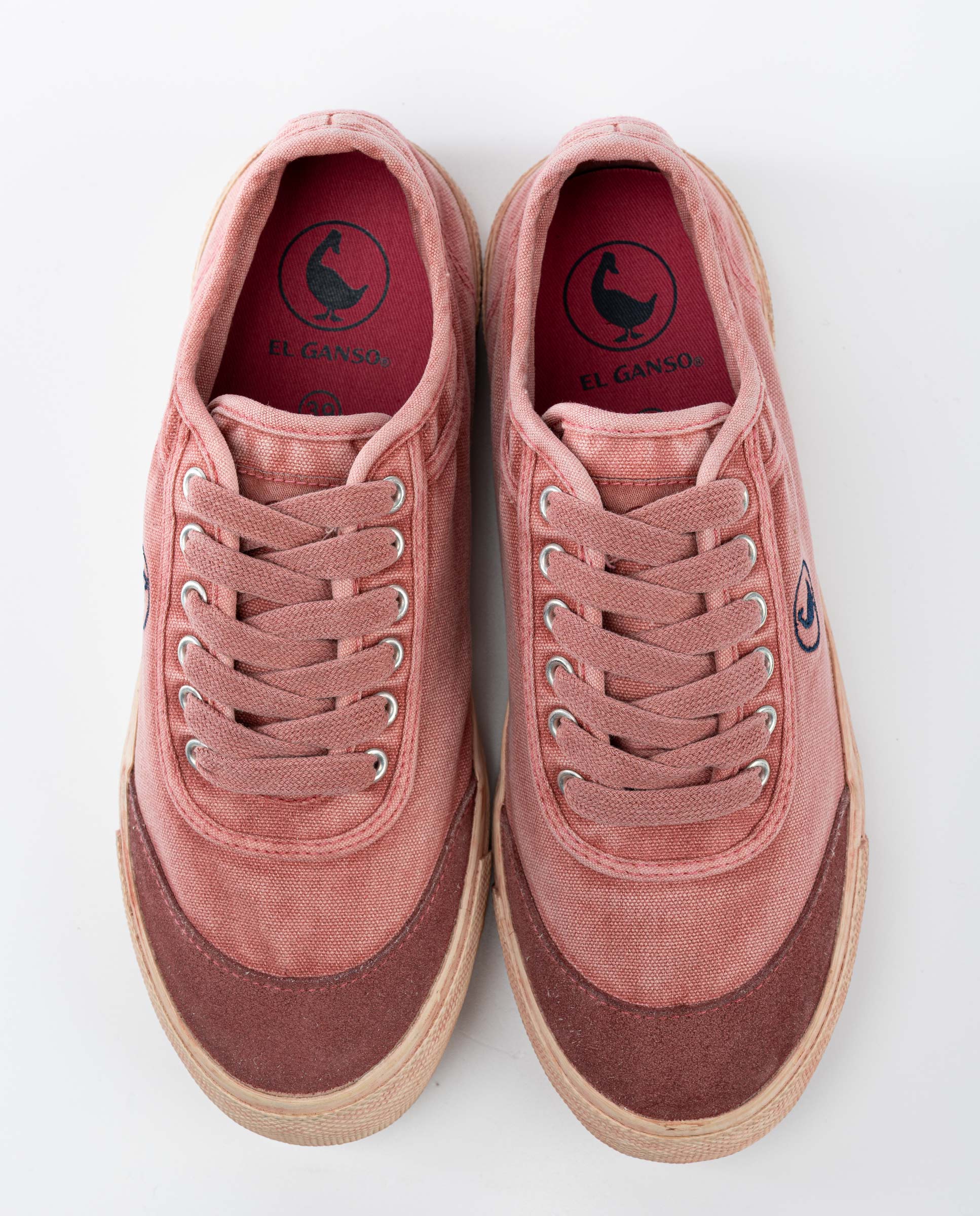 Zapatilla de hombre Squash de algodón - El Ganso - Rosa Rosa-4