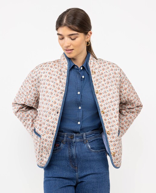 Imagen 0 de Chaqueta de mujer acolchada motivos