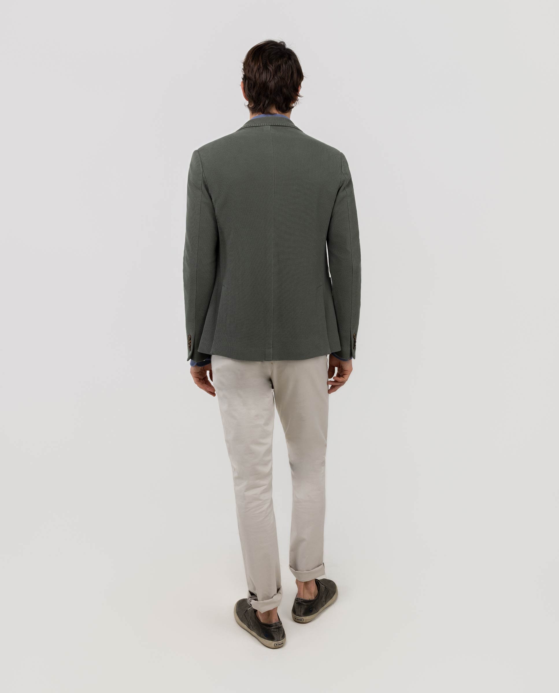 Americana de hombre de punto piqué - El Ganso - Verde anticuario Verde anticuario-3