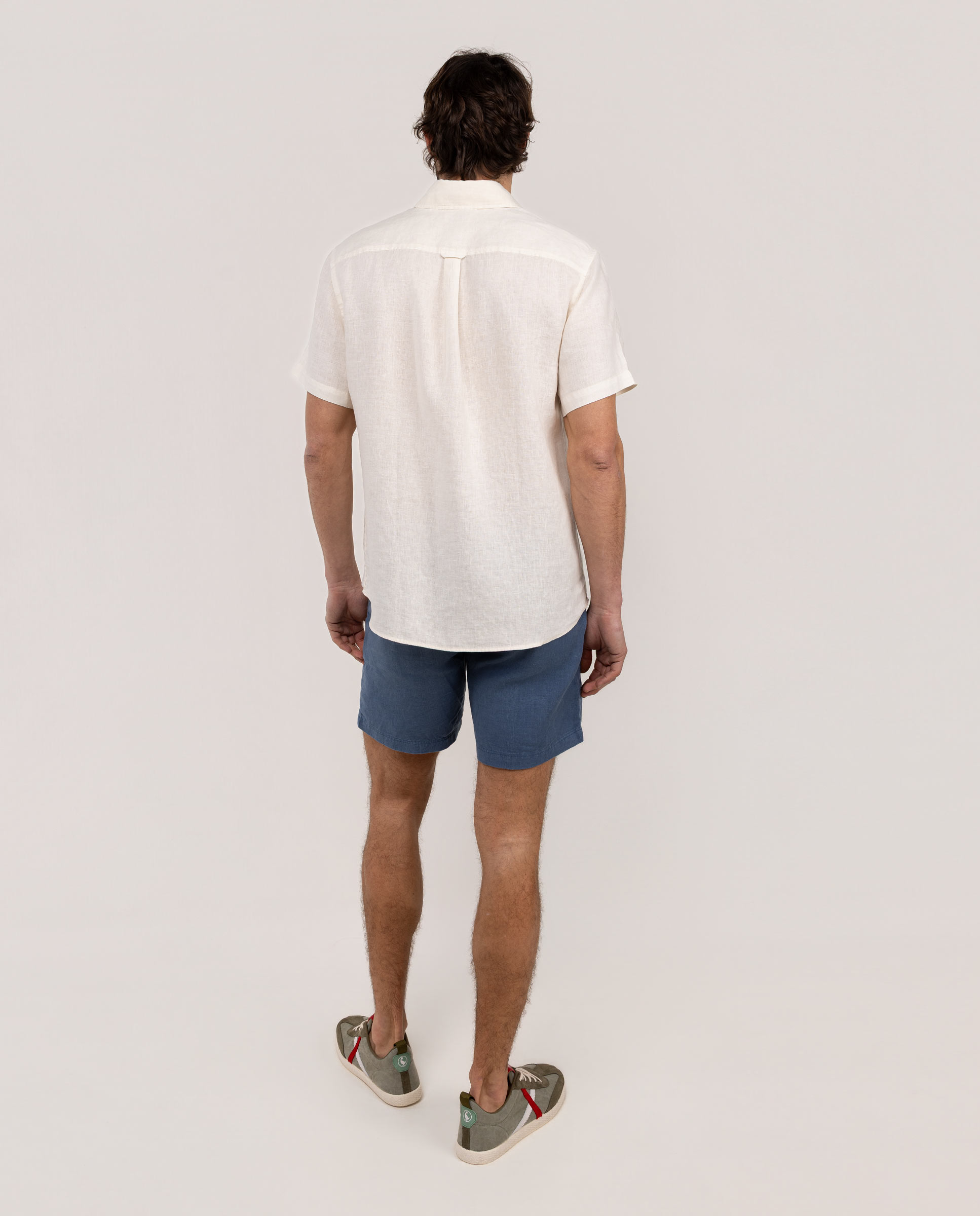 Camisa de lino de hombre de manga corta - El Ganso - Beige Beige-4