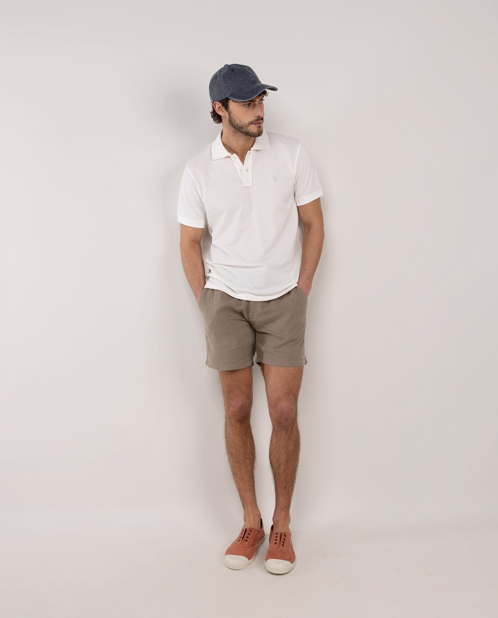 Polo piqué de hombre tinte garment dyed - El Ganso - Blanco Blanco-2