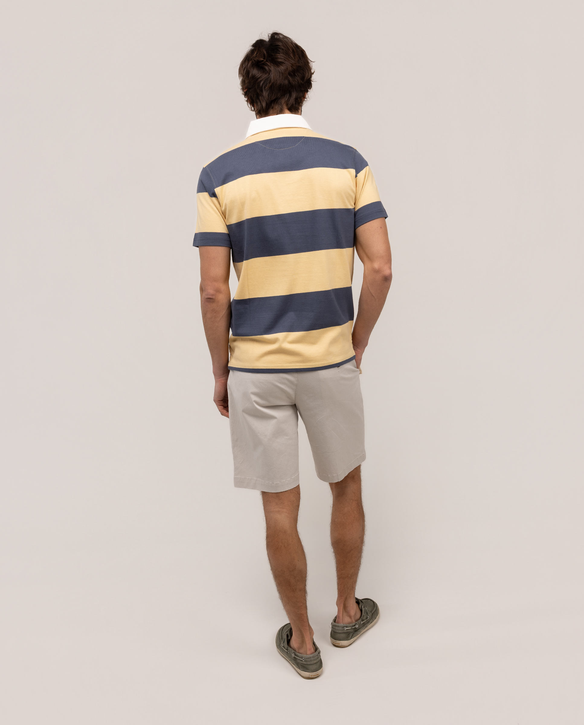 Polo rugby de hombre de manga corta - El Ganso - Azul antracita Azul antracita-4
