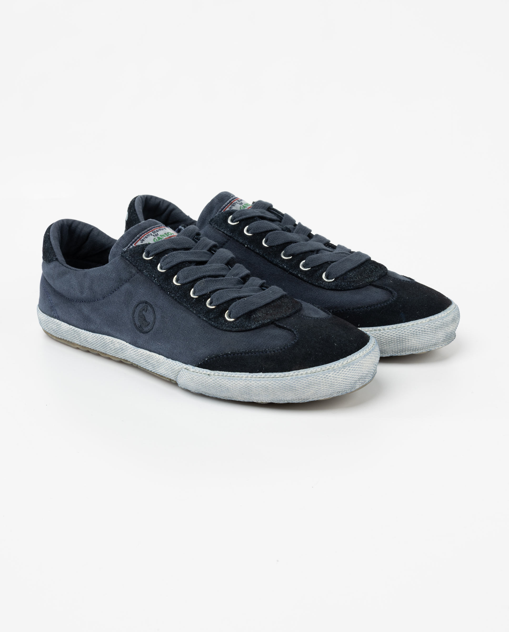 Zapatilla match garment dyed de hombre lisa - El Ganso - Azul marino Azul marino-3