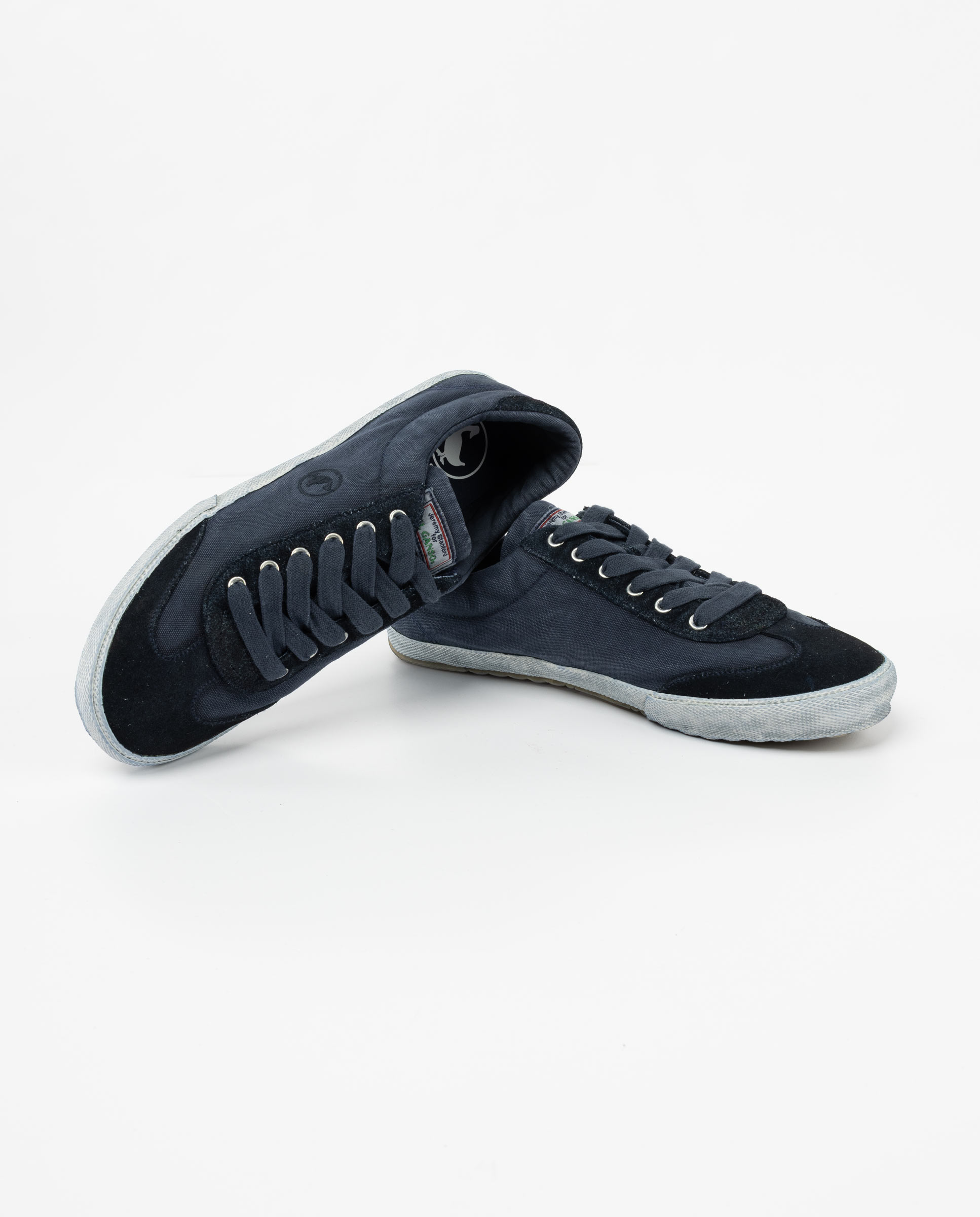 Zapatilla match garment dyed de hombre lisa - El Ganso - Azul marino Azul marino-2