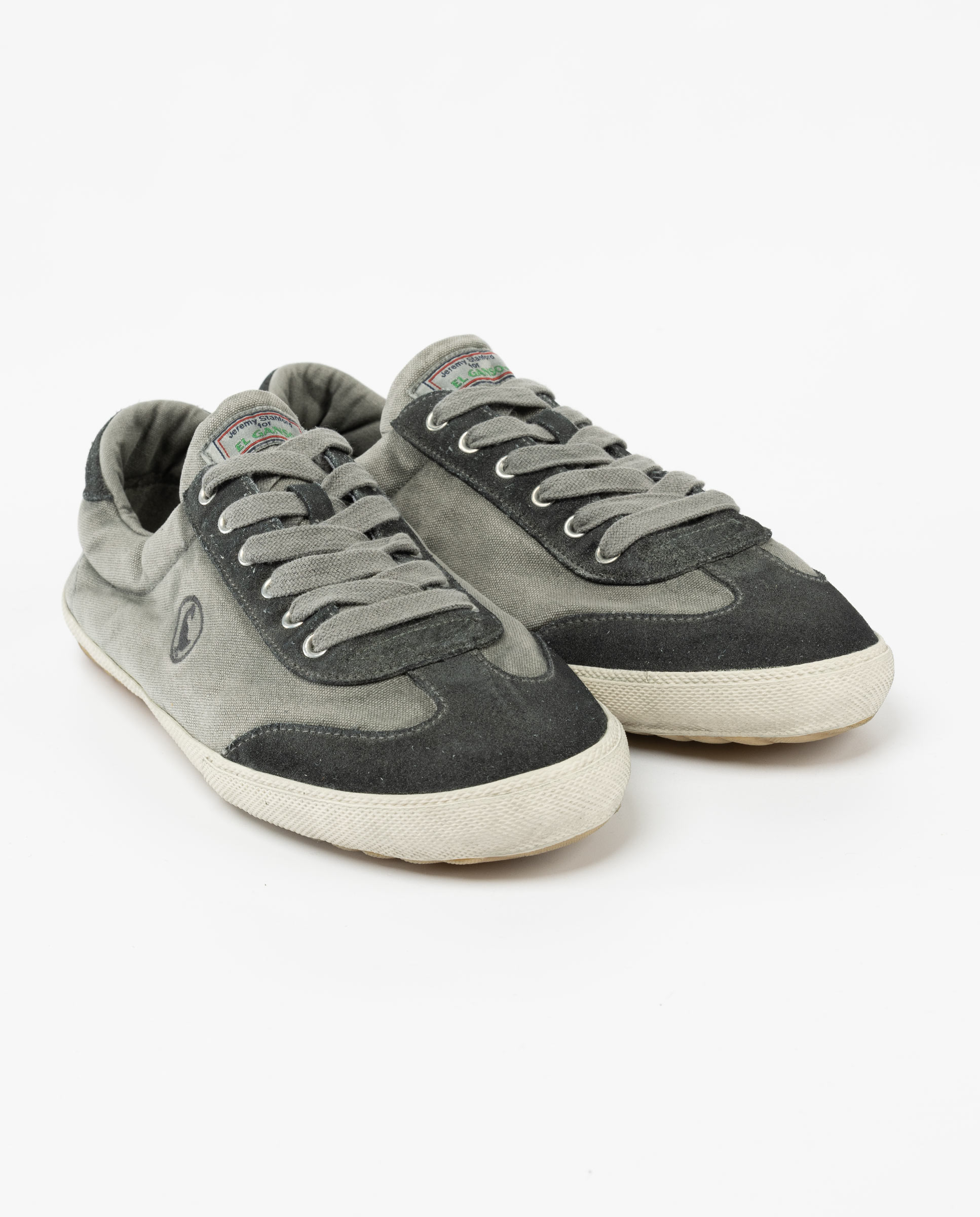 Zapatilla match garment dyed de hombre lisa - El Ganso - Gris claro Gris claro-3