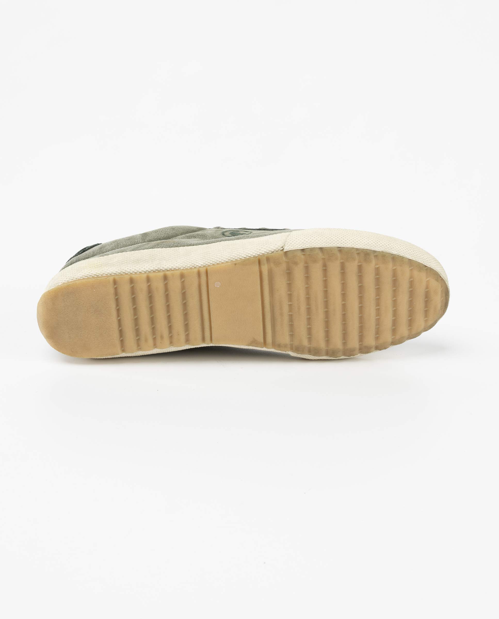 Zapatilla match garment dyed de hombre lisa - El Ganso - Kaki Kaki-4