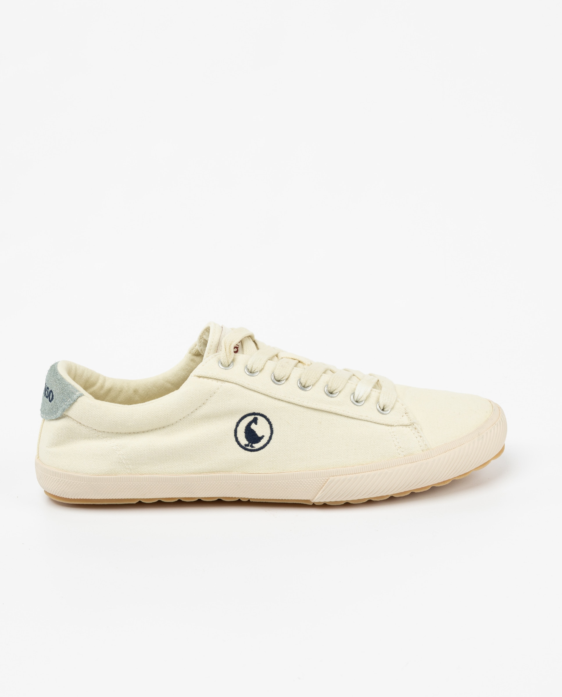 Zapatilla de hombre low top lisa - El Ganso - Crudo Crudo-1