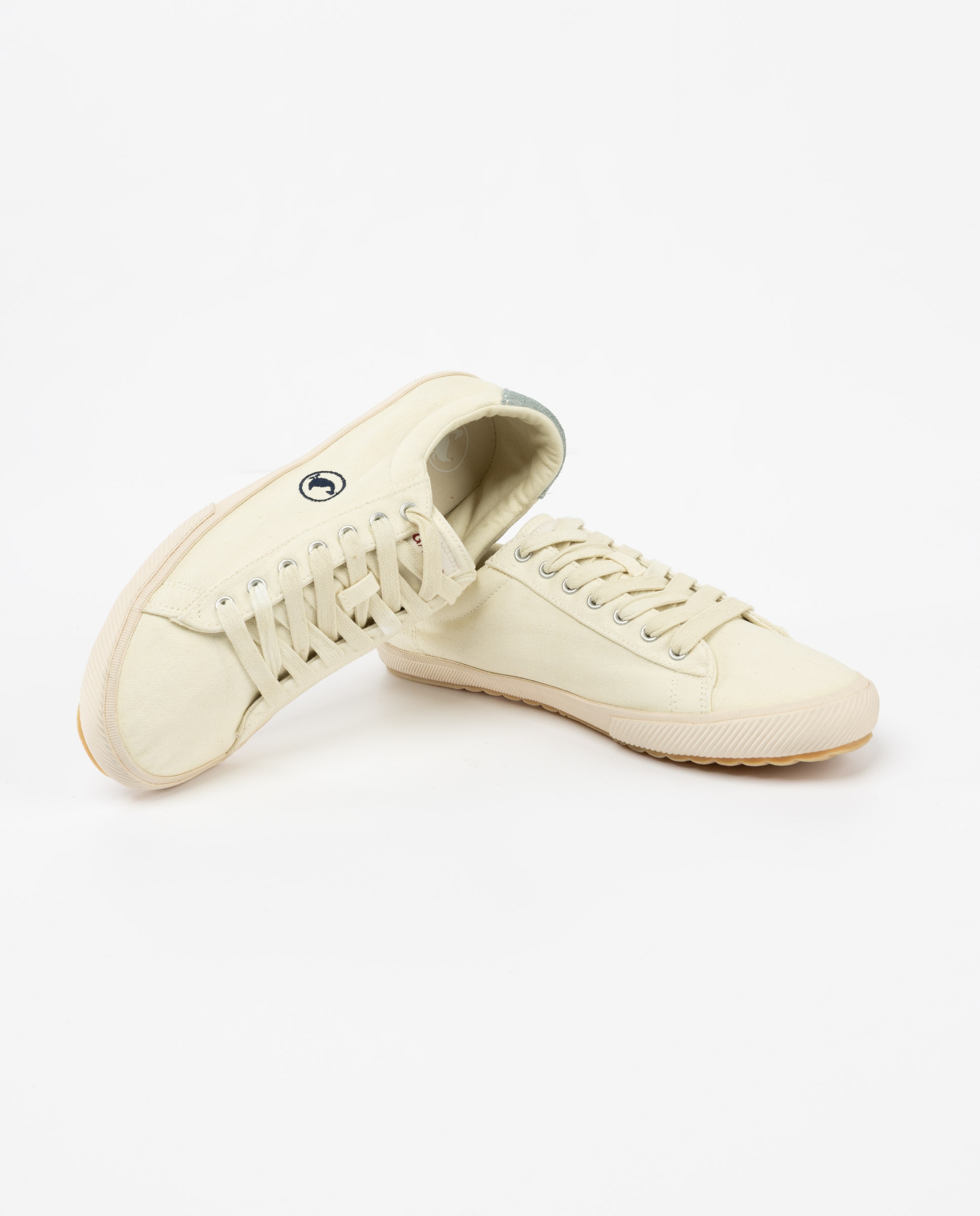 Zapatilla de hombre low top lisa - El Ganso - Crudo Crudo-2