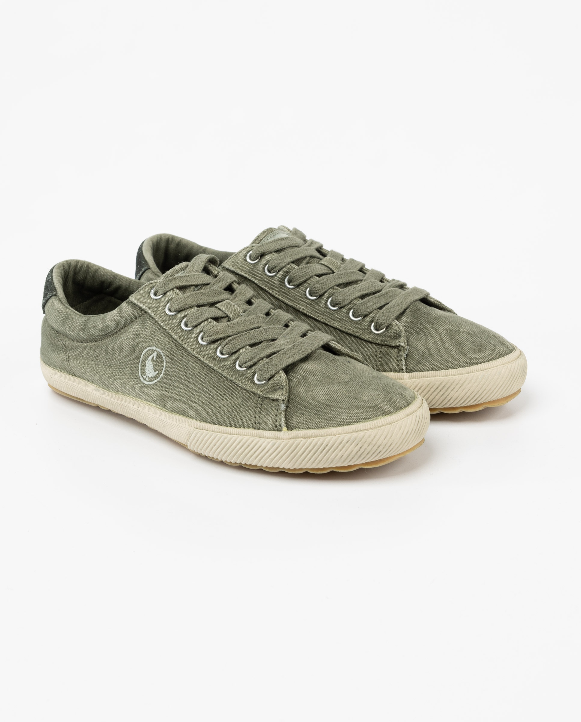 Zapatilla de hombre low top lisa - El Ganso - Kaki Kaki-3