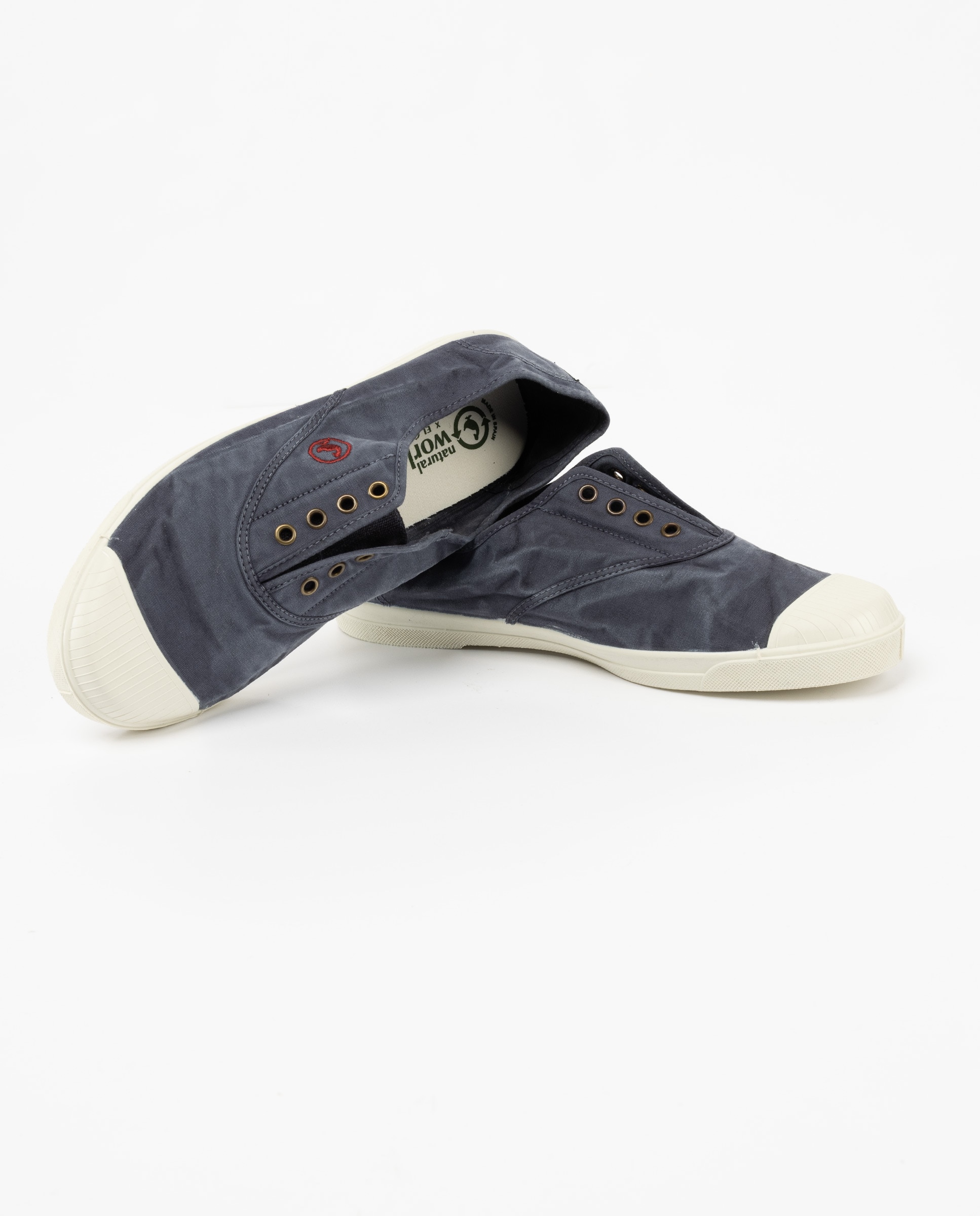 Zapatilla de hombre natural world lisa - El Ganso - Azul marino Azul marino-4