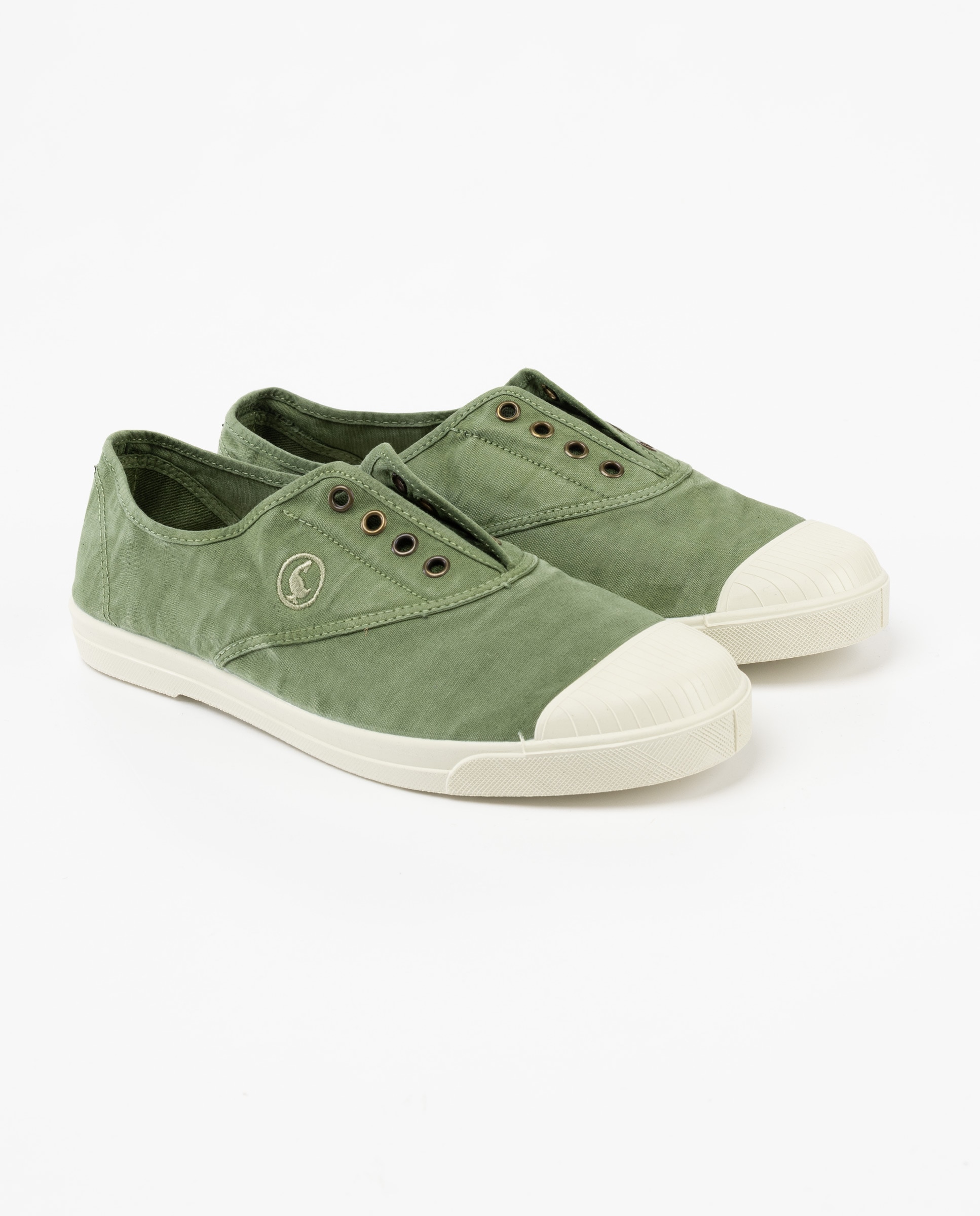 Zapatilla de hombre natural world lisa - El Ganso - Verde Verde-3