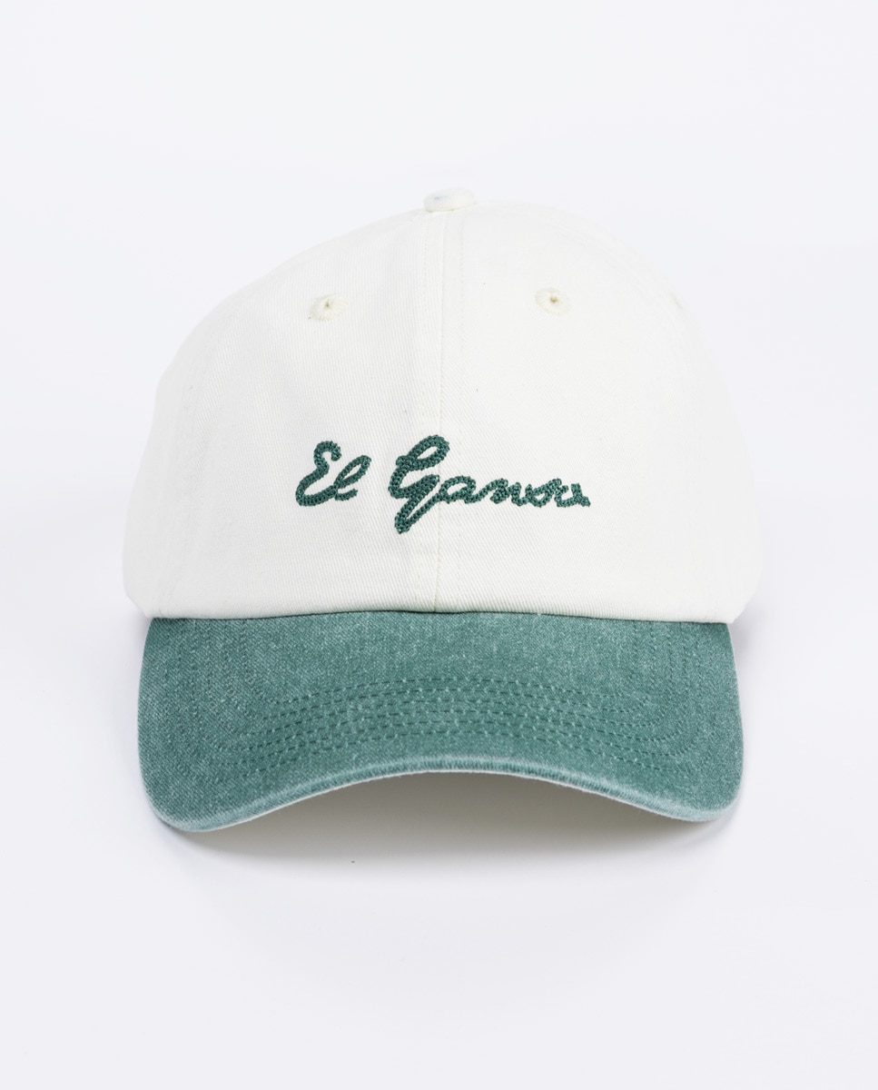 Imagen 0 de Gorra de hobre de algodón universitaria Crudo