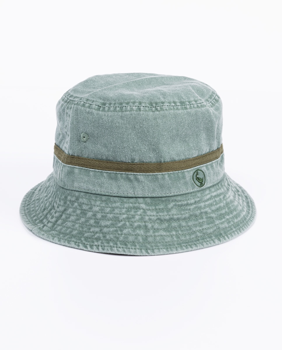 Gorro de hombre canvas washed - El Ganso - Verde Verde-2