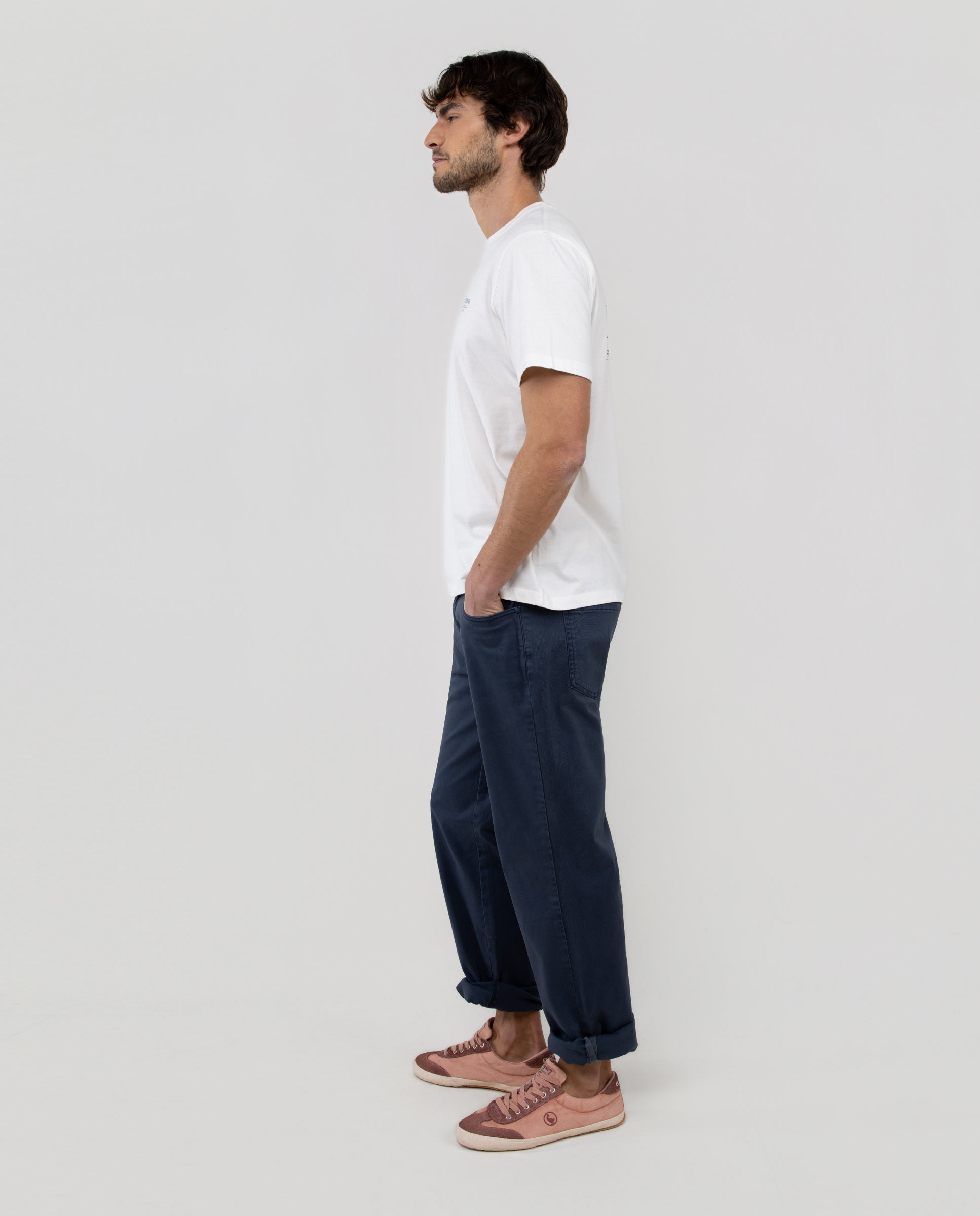 Camiseta de manga corta de hombre peces - El Ganso - Blanco Blanco-3