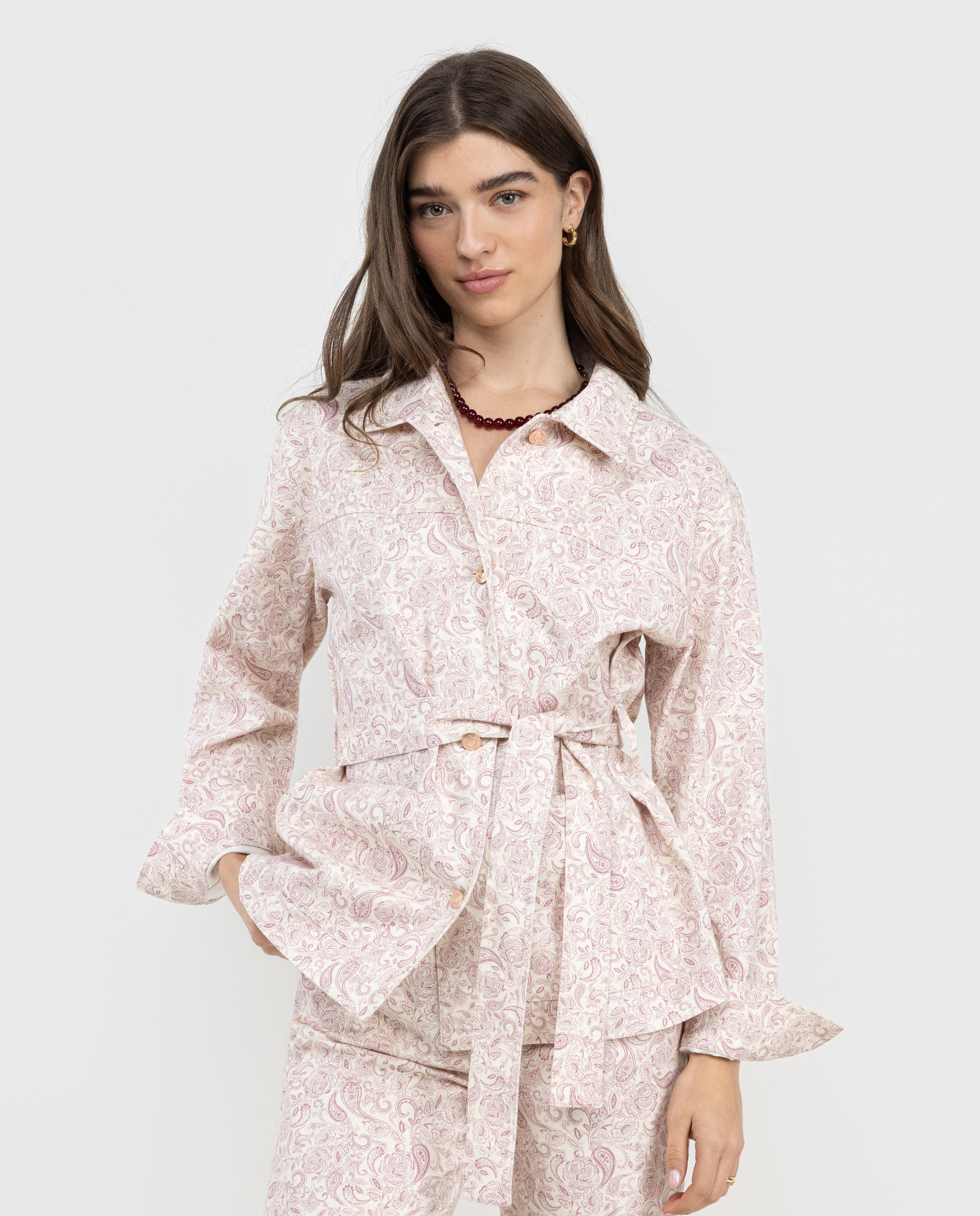 El Ganso - Chaqueta de mujer Petra Estampado Paisley.