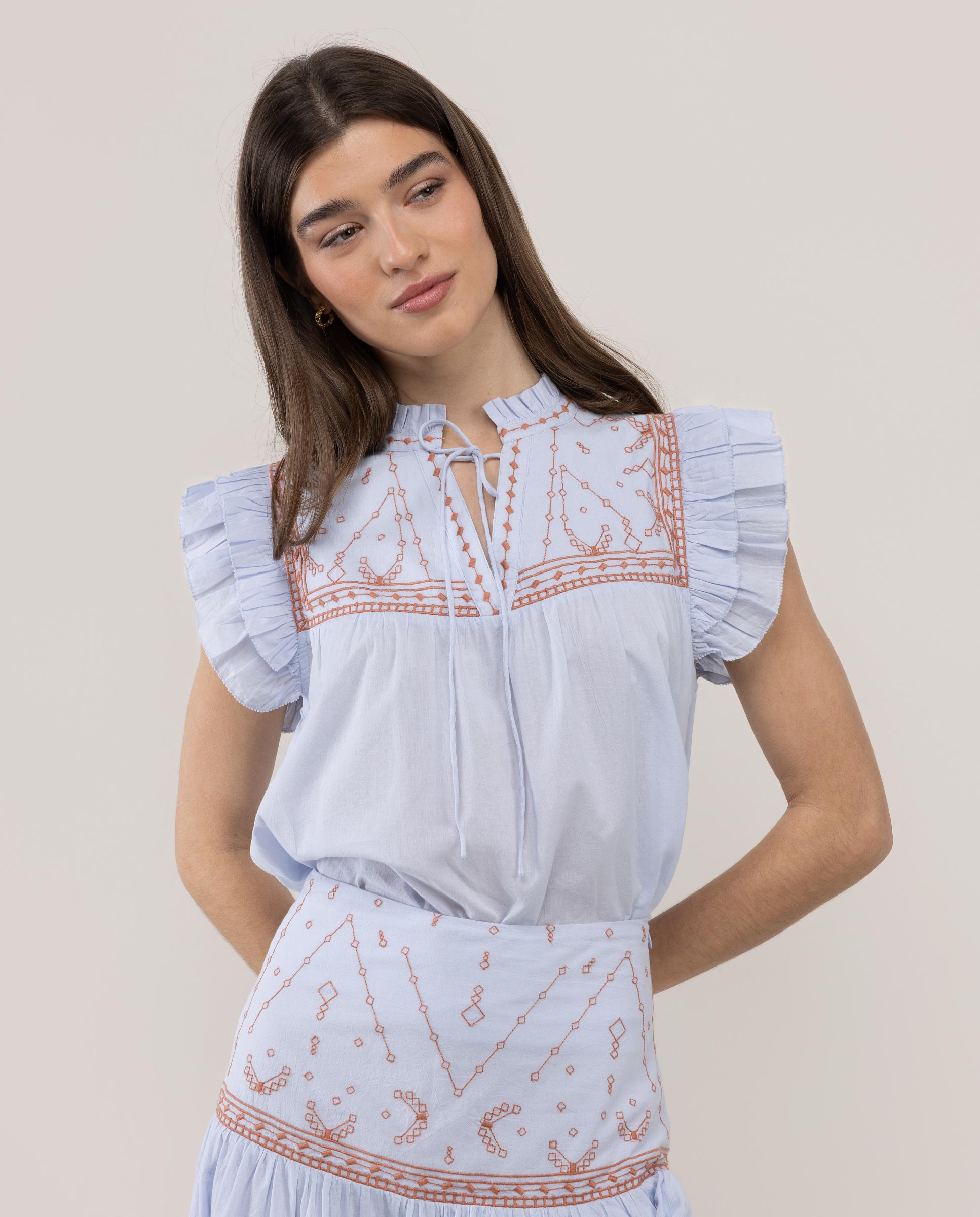 El Ganso - Camisa de manga corta de mujer alice.