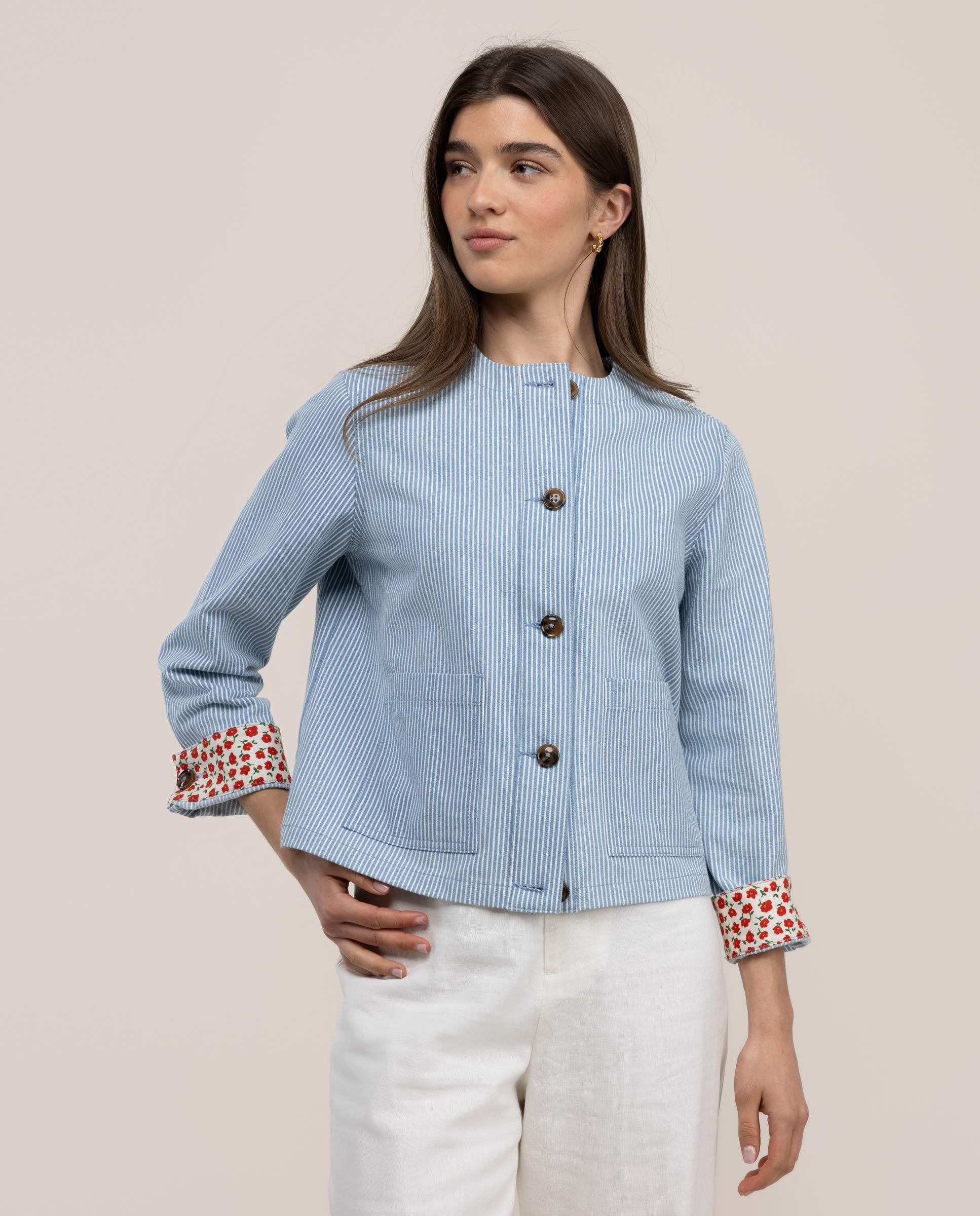 El Ganso - Chaqueta de rayas de mujer mia.
