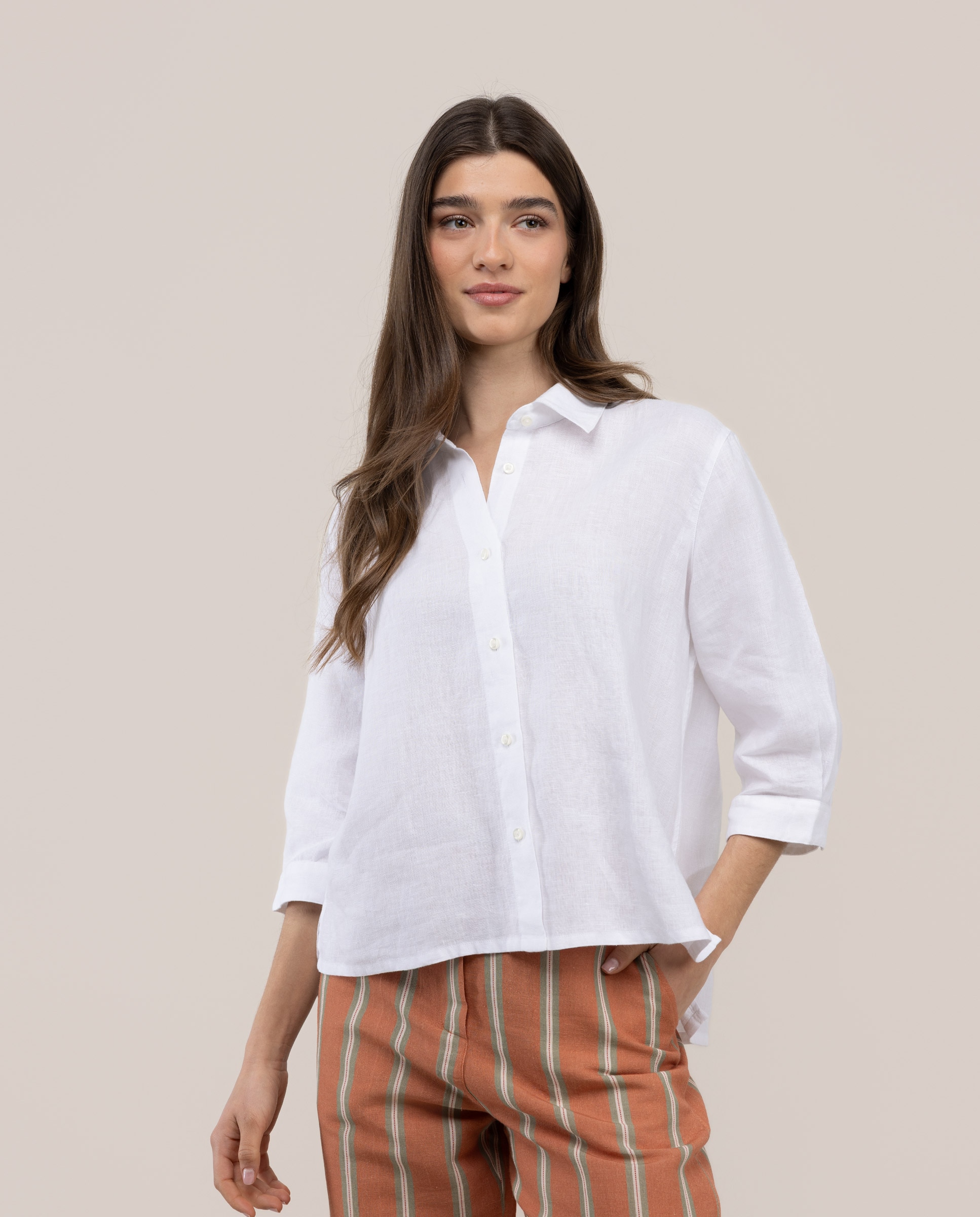 El Ganso - Camisa lisa de mujer vera.