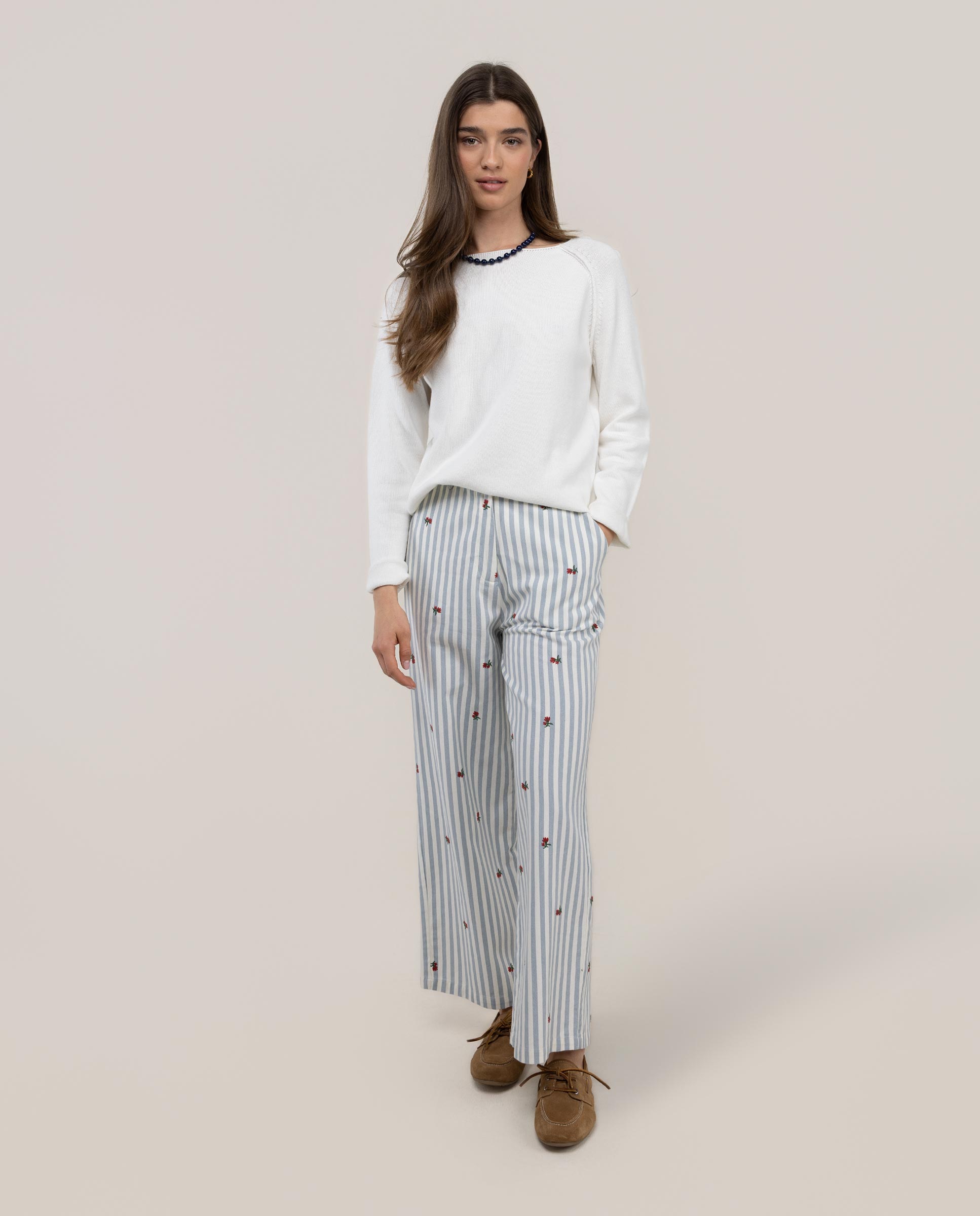 Jersey liso de mujer gia - El Ganso - Blanco Blanco-2