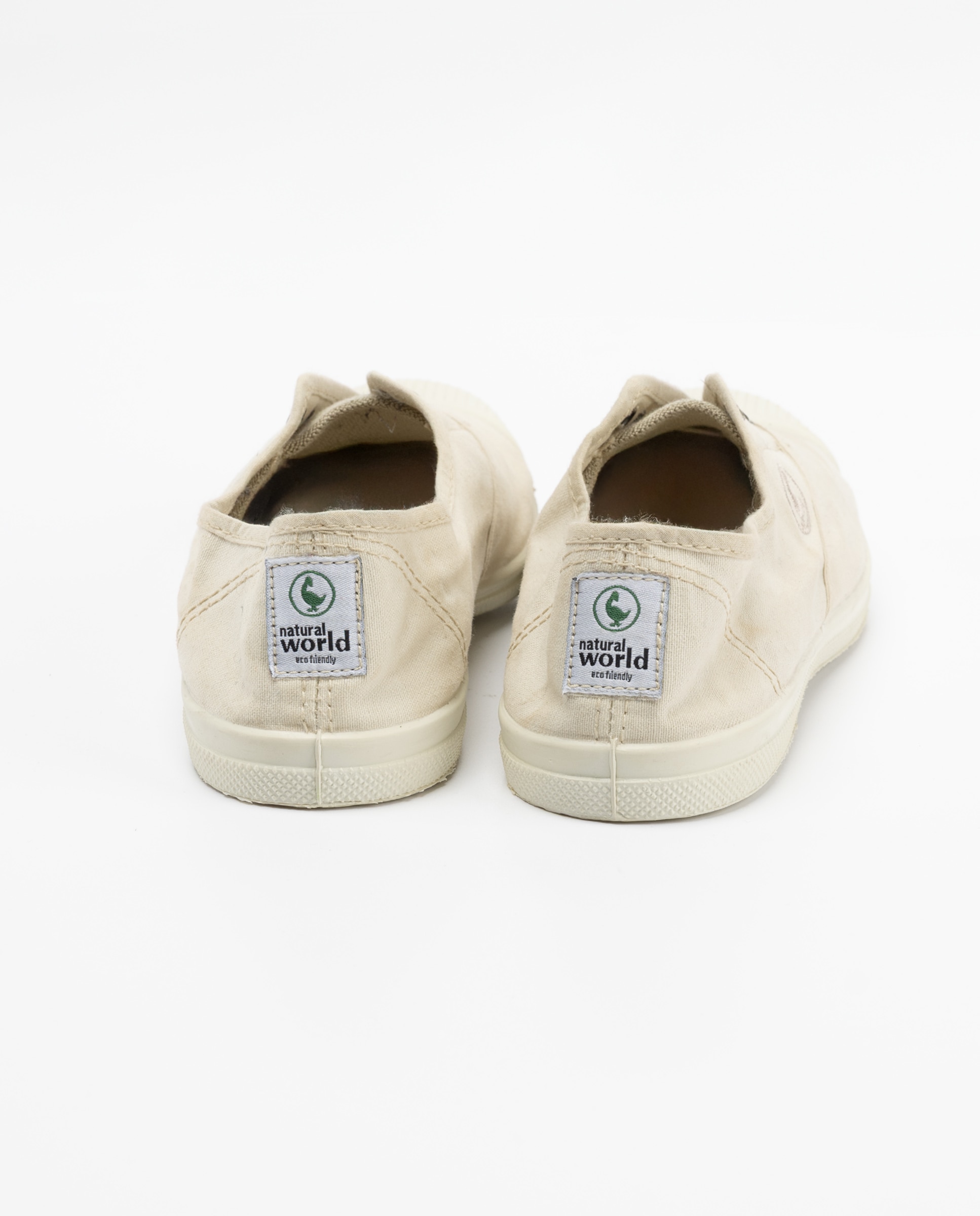 Zapatilla de mujer natural world lisa - El Ganso - Beige Beige-4
