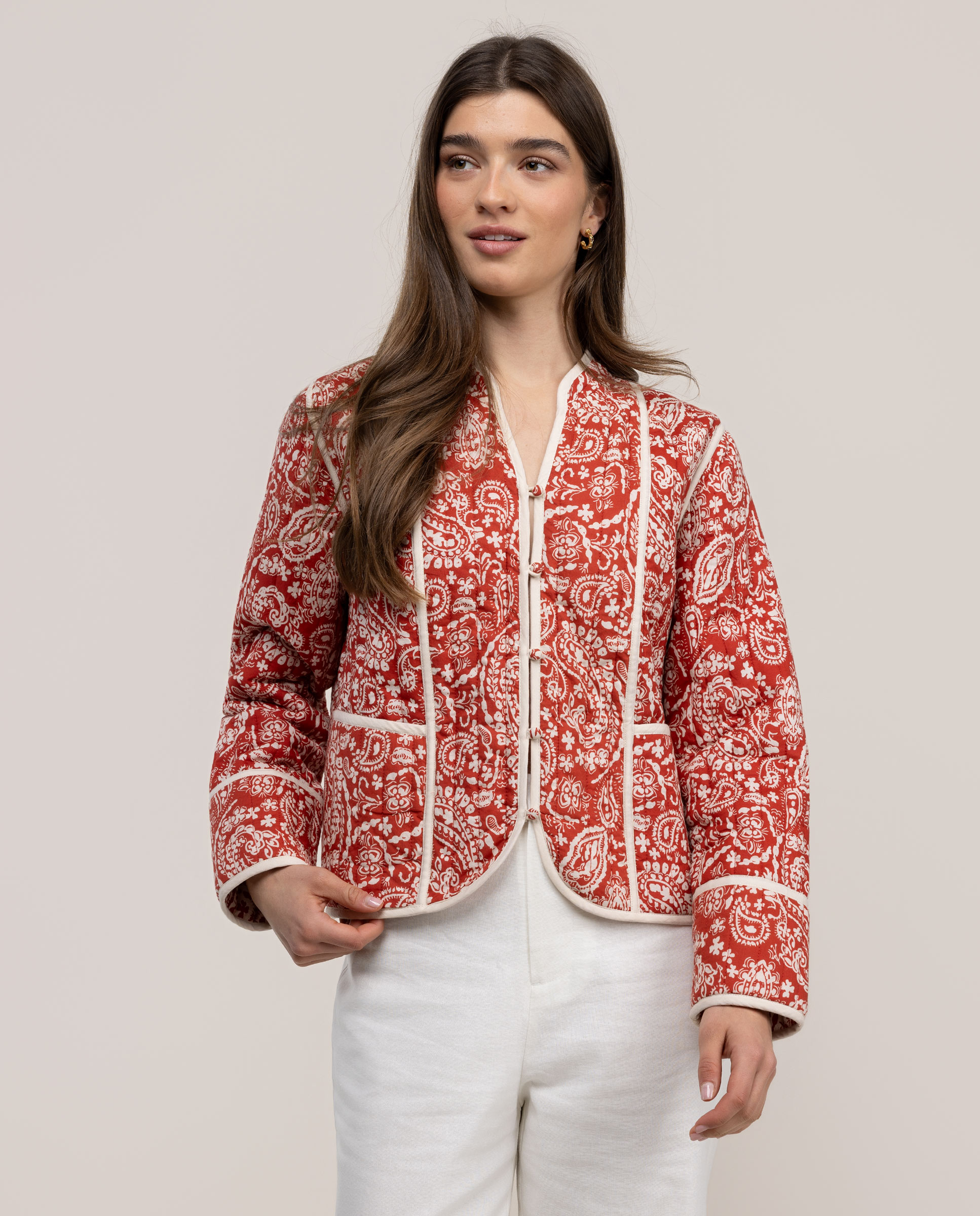 El Ganso - Chaqueta estampada de flores de mujer rebecca.