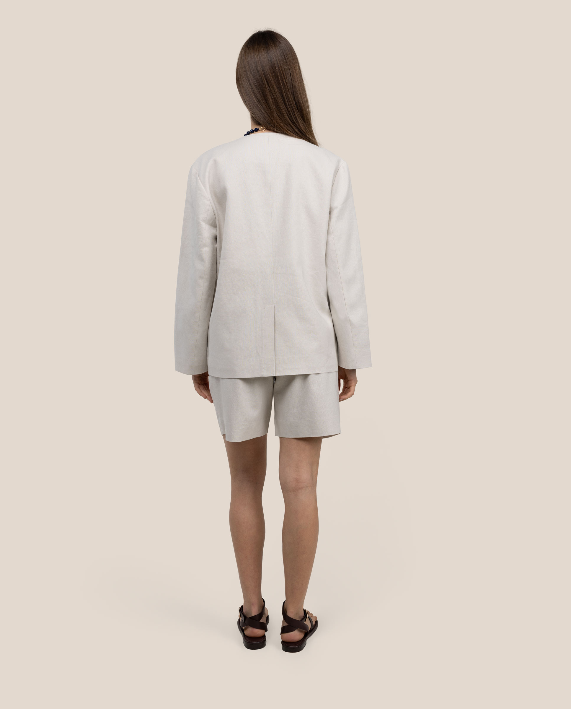 Blazer liso de mujer gaia - El Ganso - Natural Natural-4