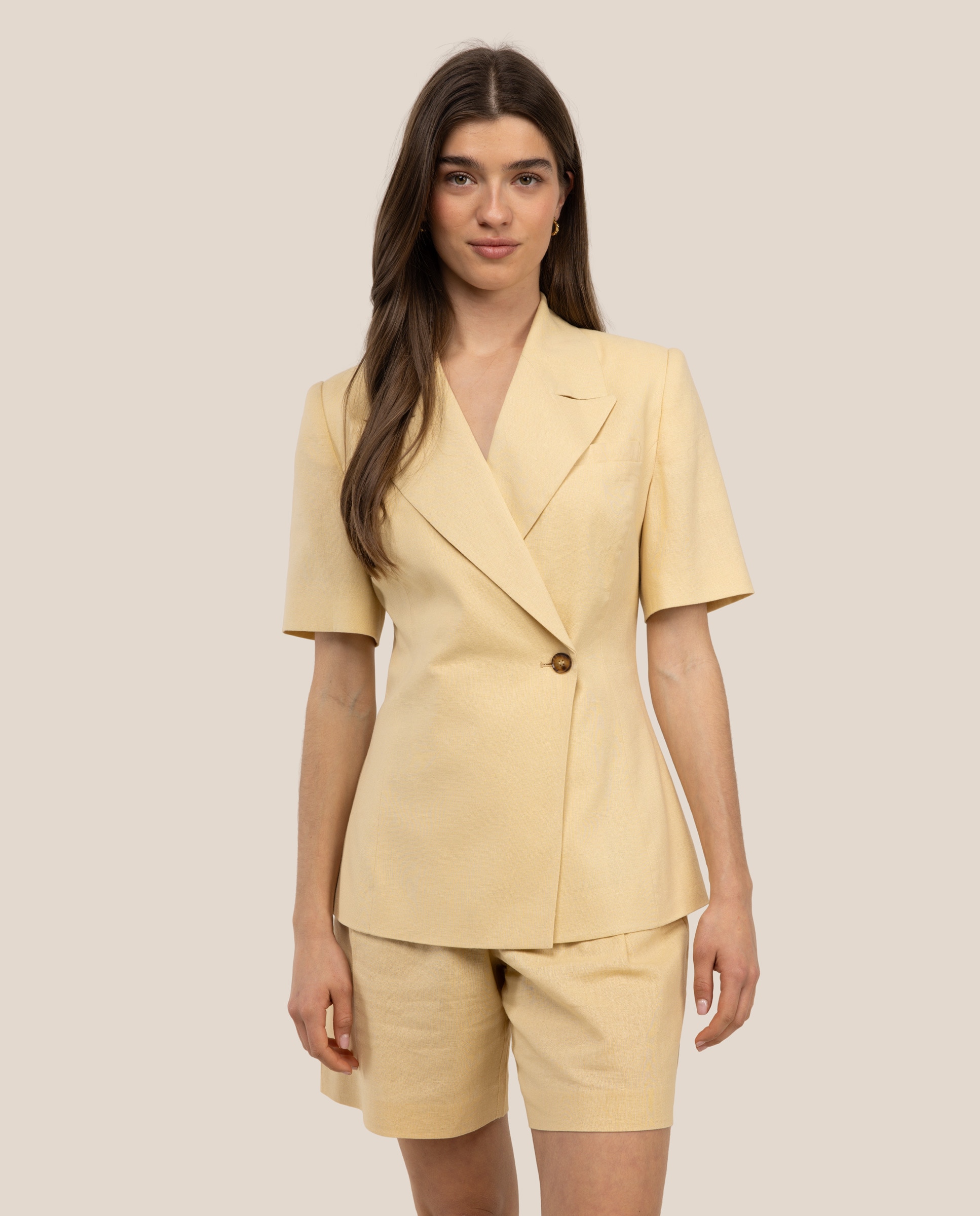 Americana cruzada de mujer josephine - El Ganso - Amarillo Amarillo-1