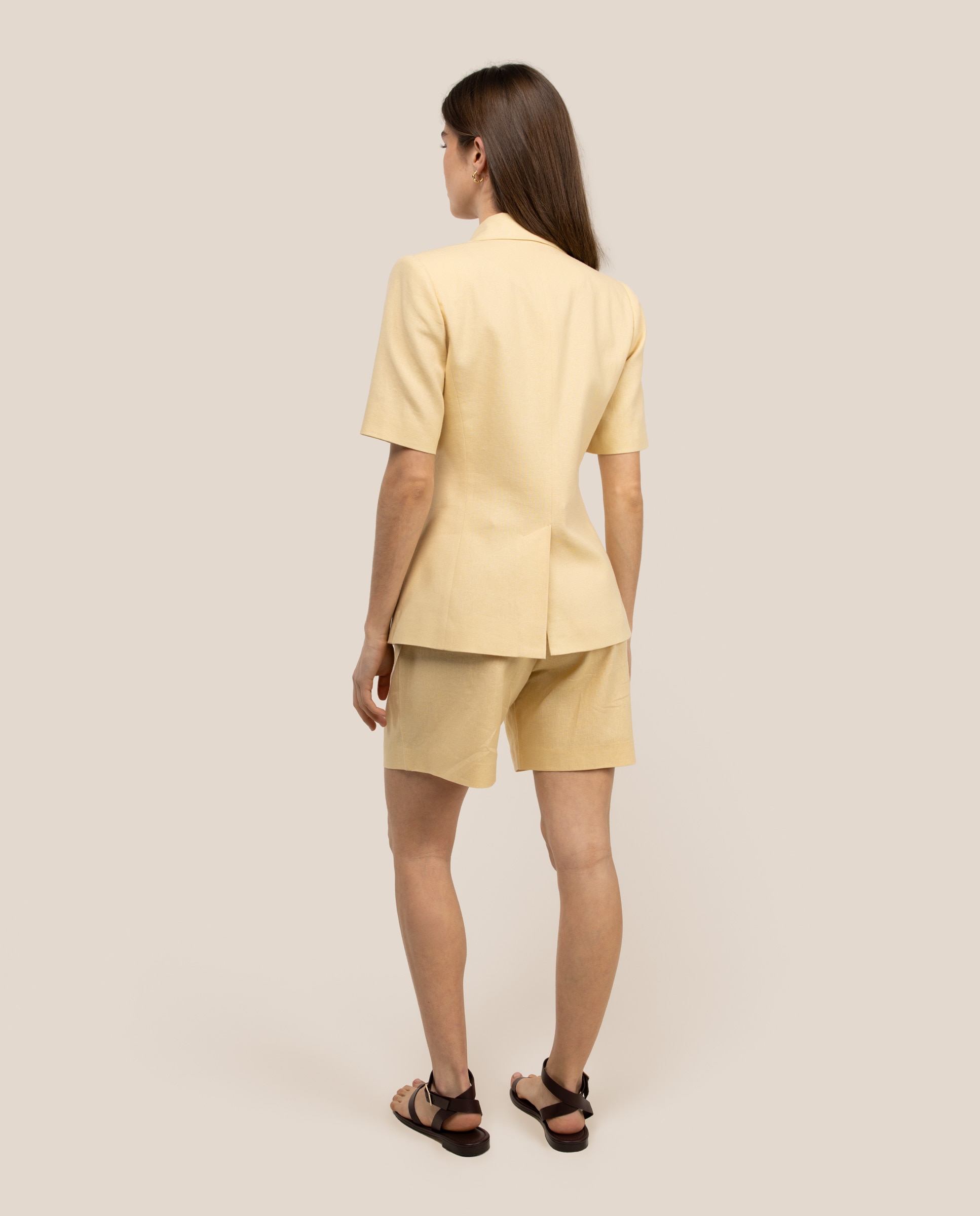 Americana cruzada de mujer josephine - El Ganso - Amarillo Amarillo-4