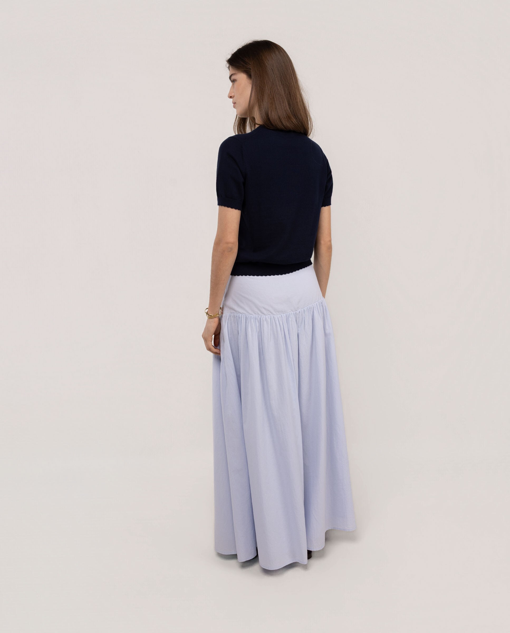 Jersey de manga corta de mujer ariane - El Ganso - Azul Azul-4