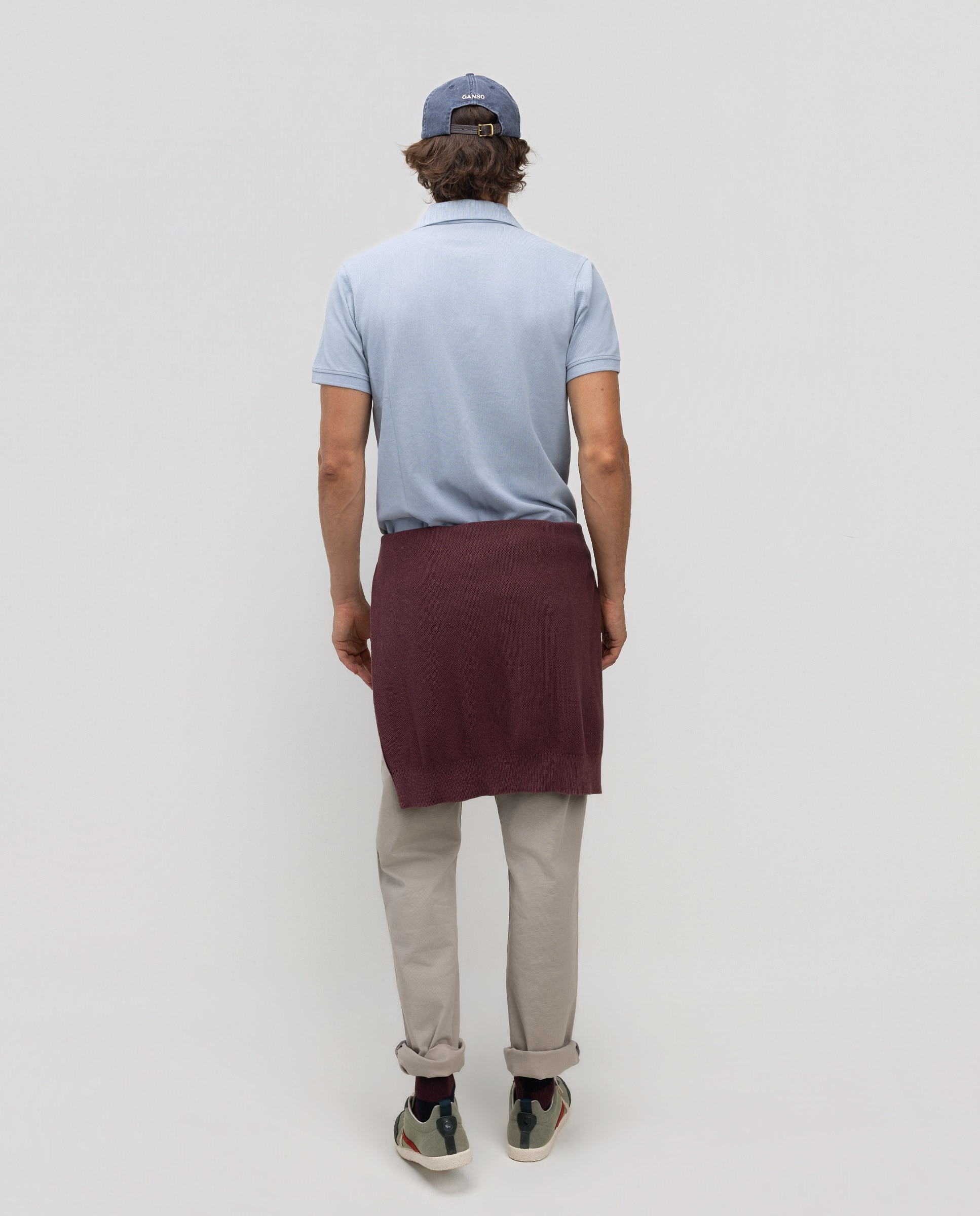 Polo de hombre piqué liso - El Ganso - Azul celeste Azul celeste-4