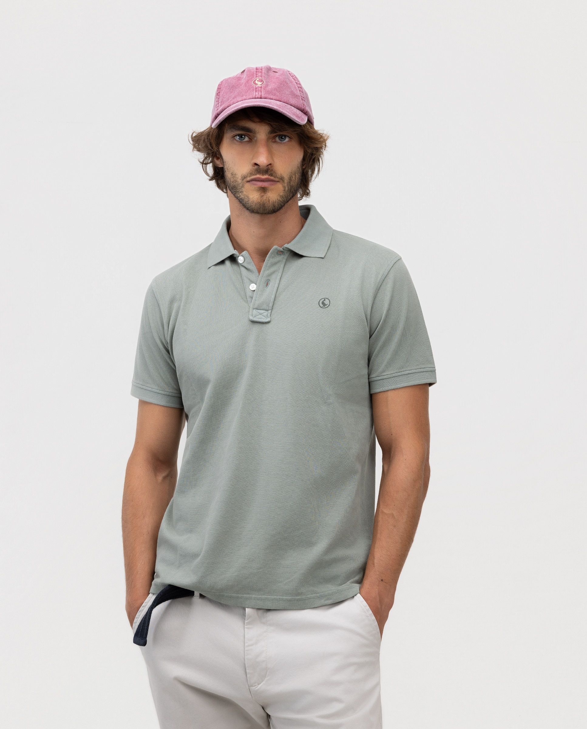 Polo de hombre piqué liso - El Ganso - Verde Verde-1