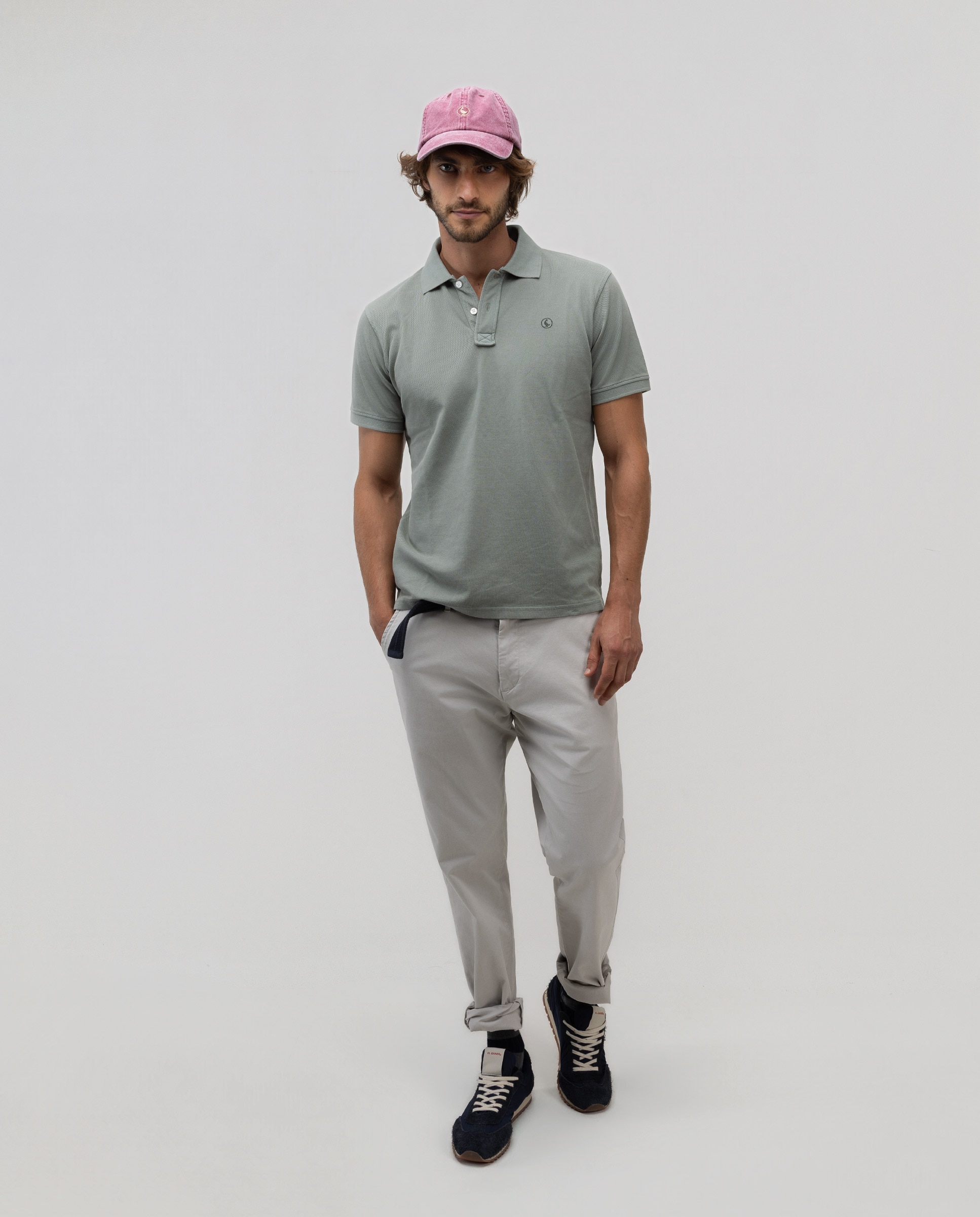 Polo de hombre piqué liso - El Ganso - Verde Verde-2