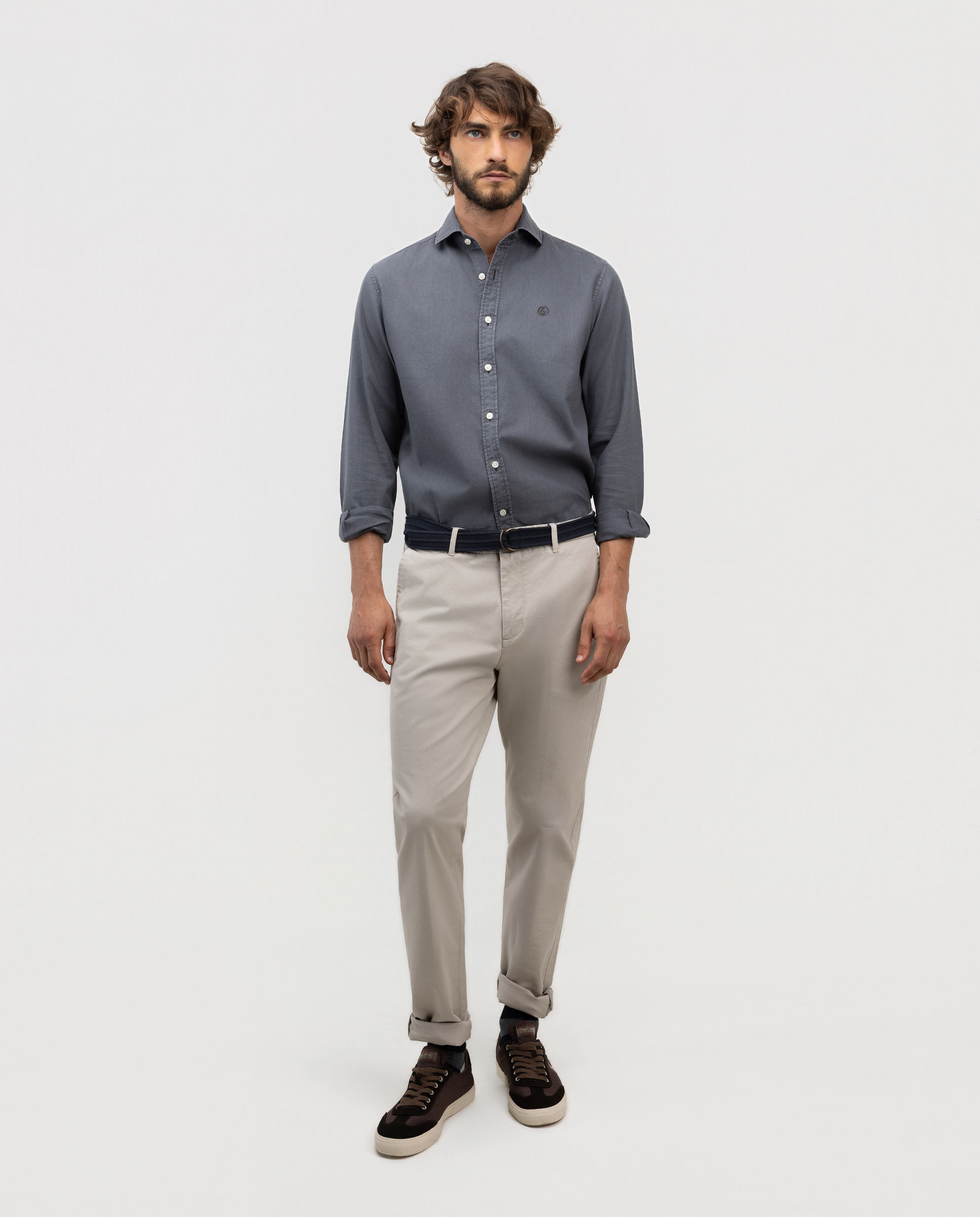 Imagen 1 de Pantalón de hombre chino liso - El Ganso - Beige Beige