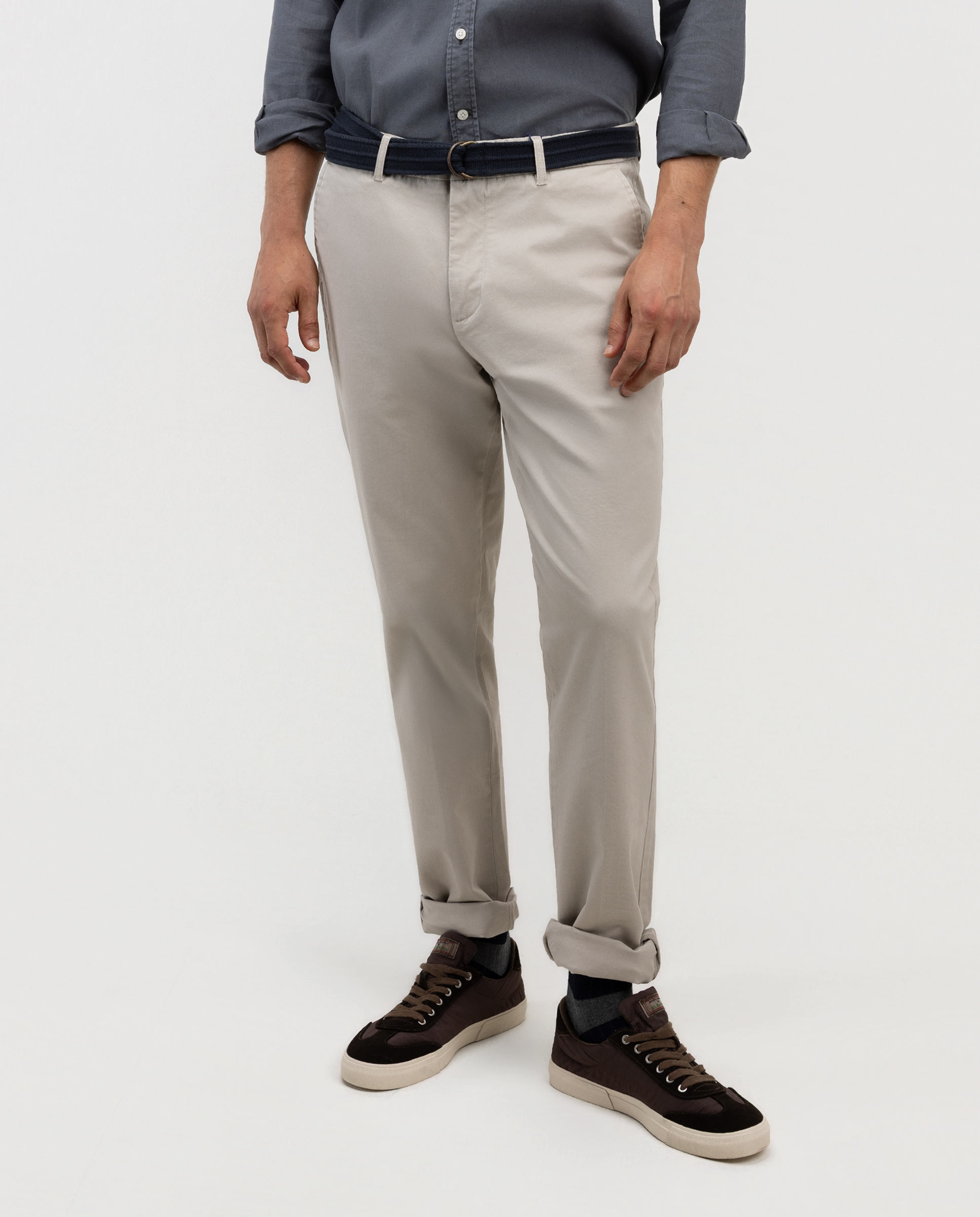 Imagen 2 de Pantalón de hombre chino liso - El Ganso - Beige Beige