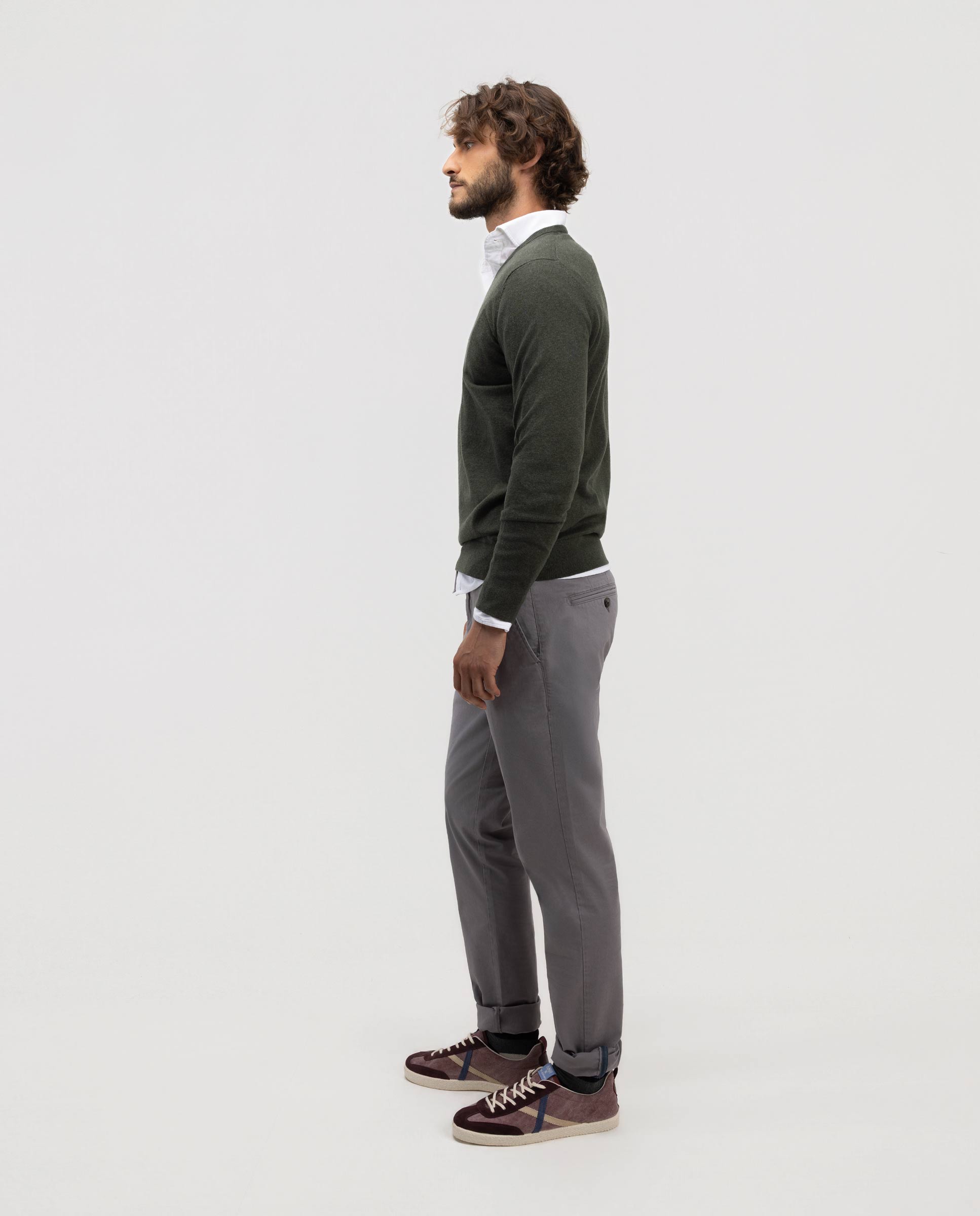 Imagen 3 de Pantalón de hombre chino liso - El Ganso - Gris Gris
