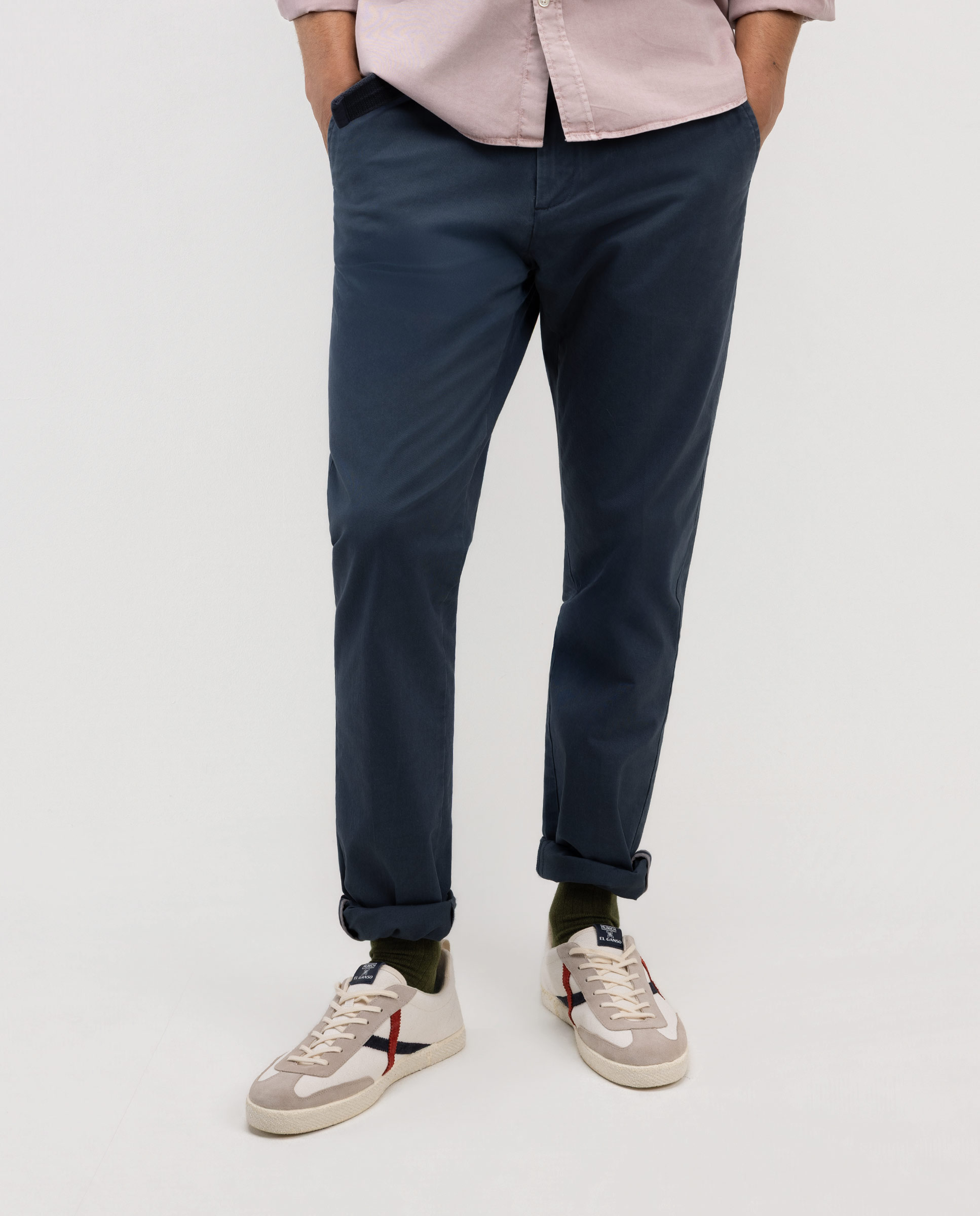 Pantalón de hombre chino slim - El Ganso - Azul marino Azul marino-2