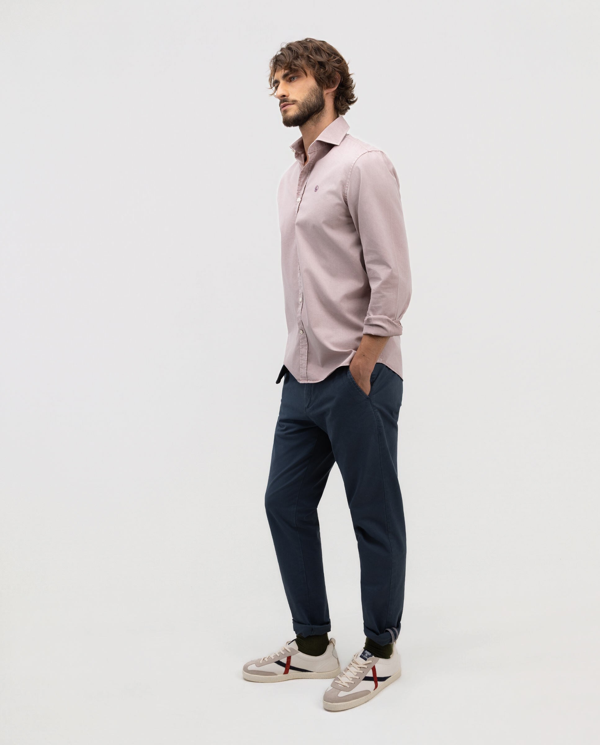 Pantalón de hombre chino slim - El Ganso - Azul marino Azul marino-3