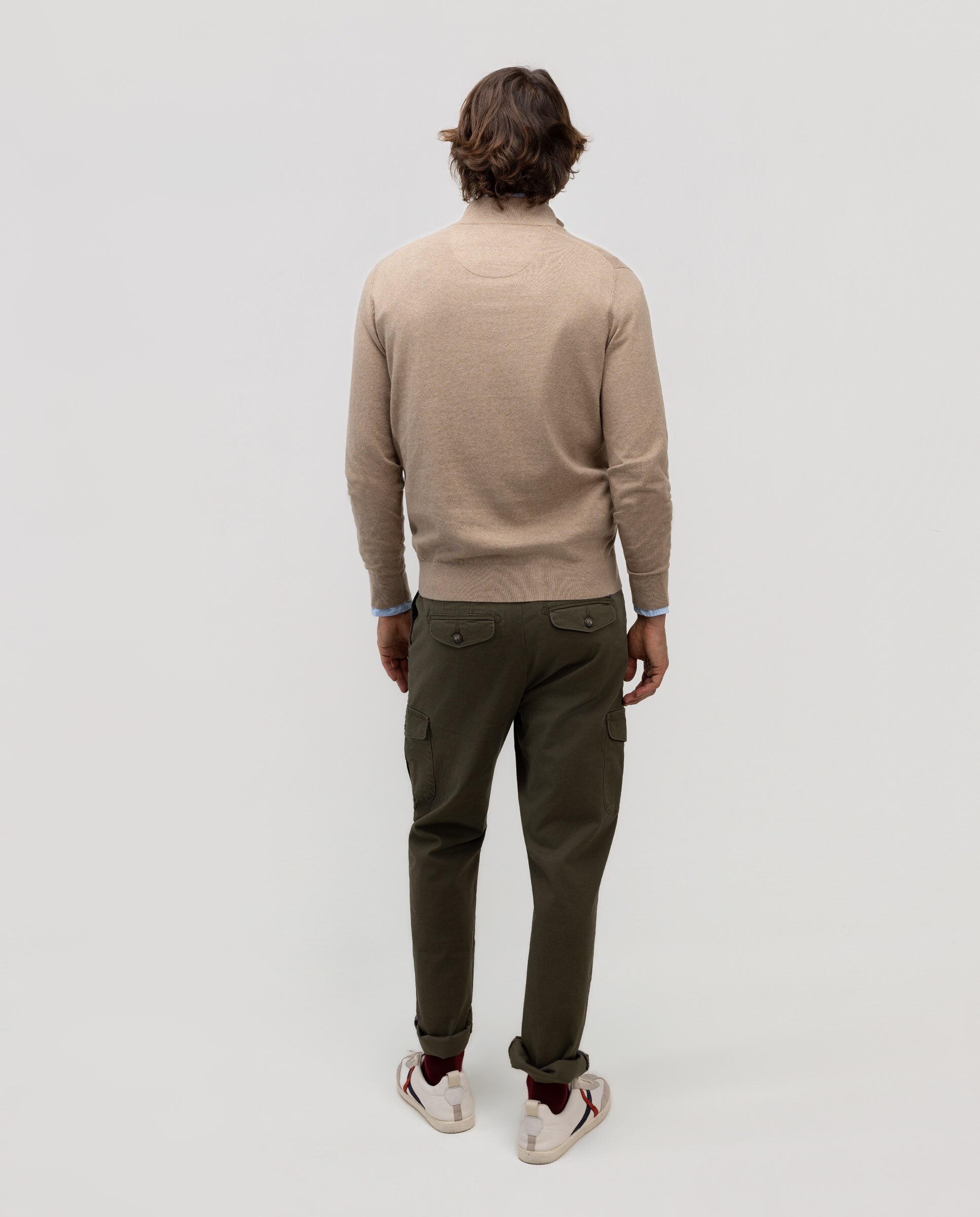 Pantalón de hombre cargo liso - El Ganso - Verde Verde-4