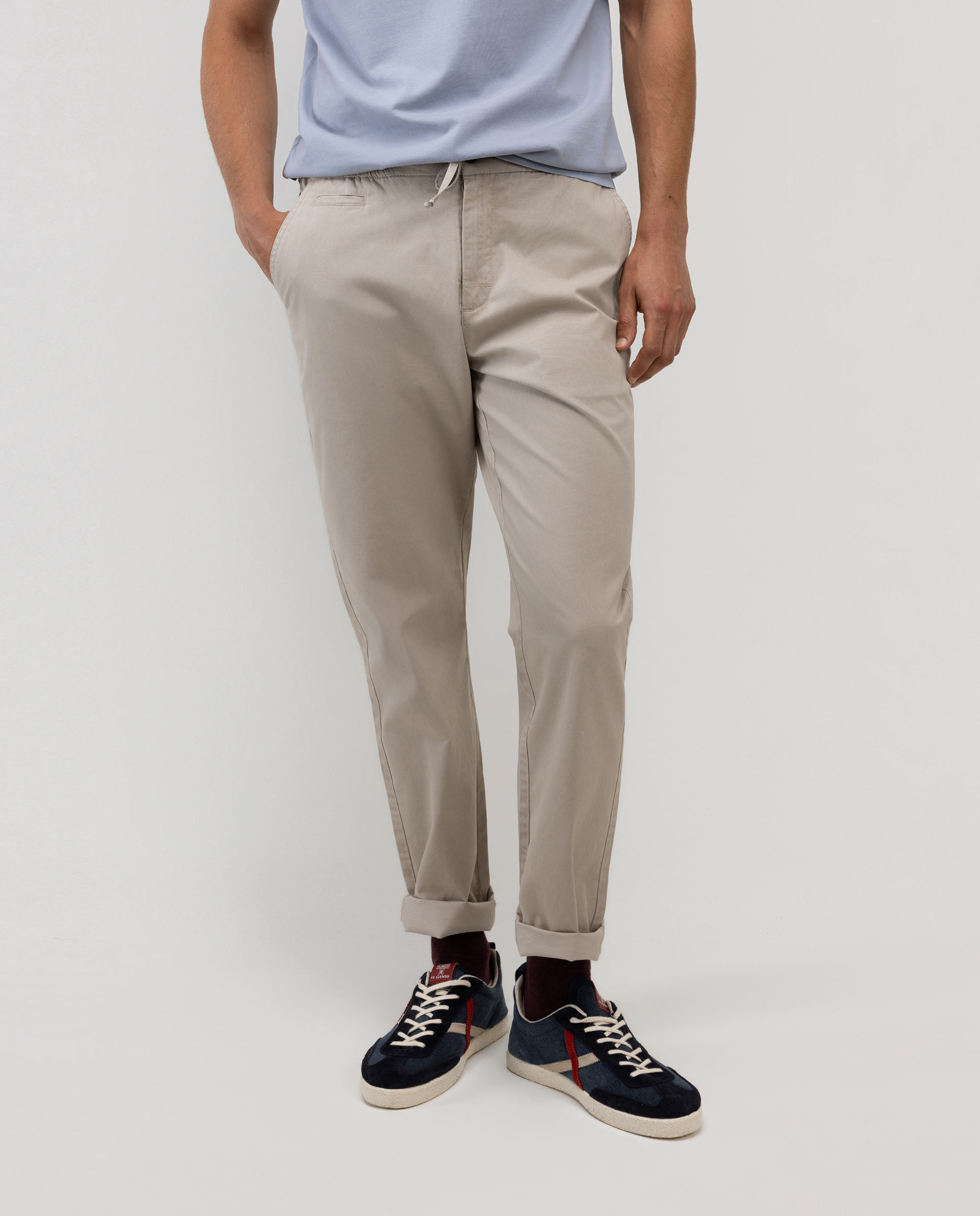 Pantalón de hombre judo liso - El Ganso - Beige Beige-1