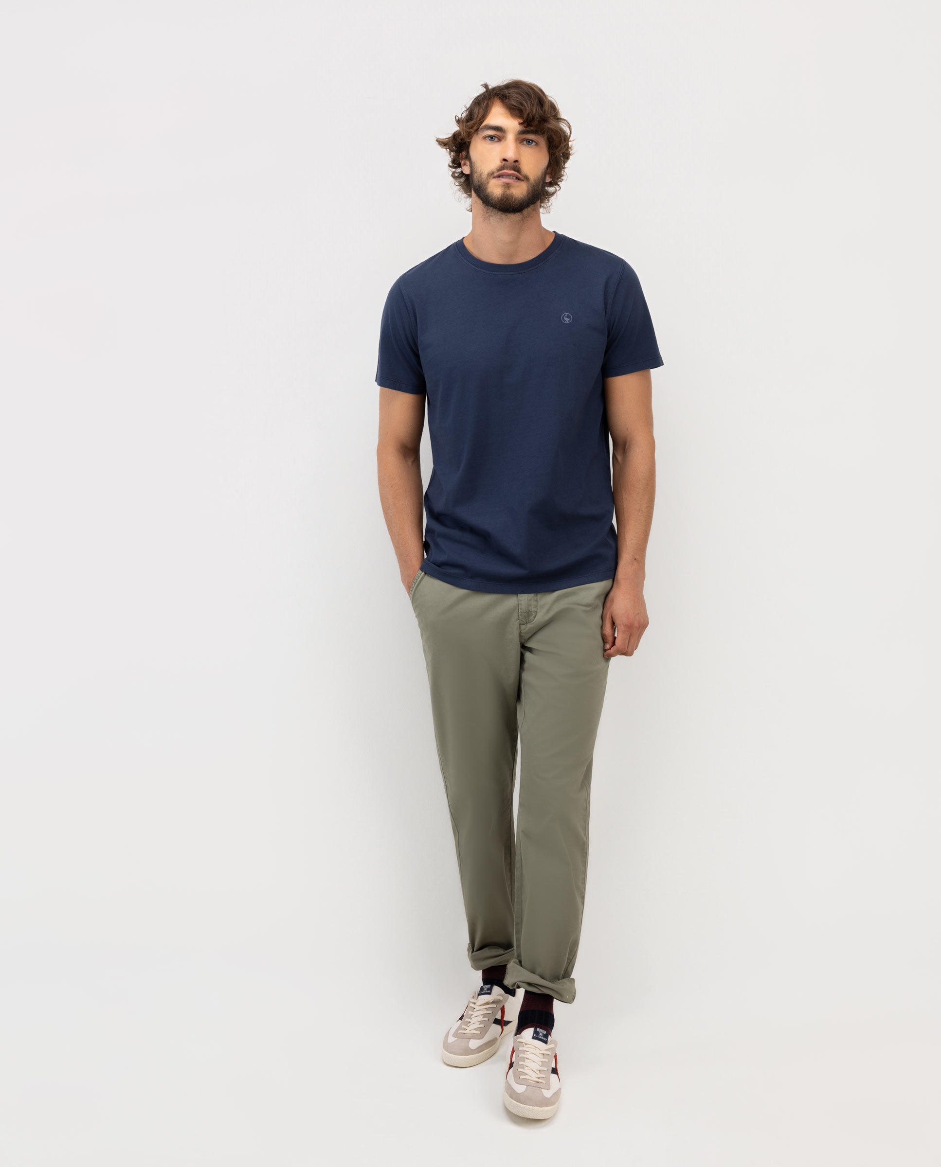 Pantalón de hombre judo liso - El Ganso - Verde Verde-1