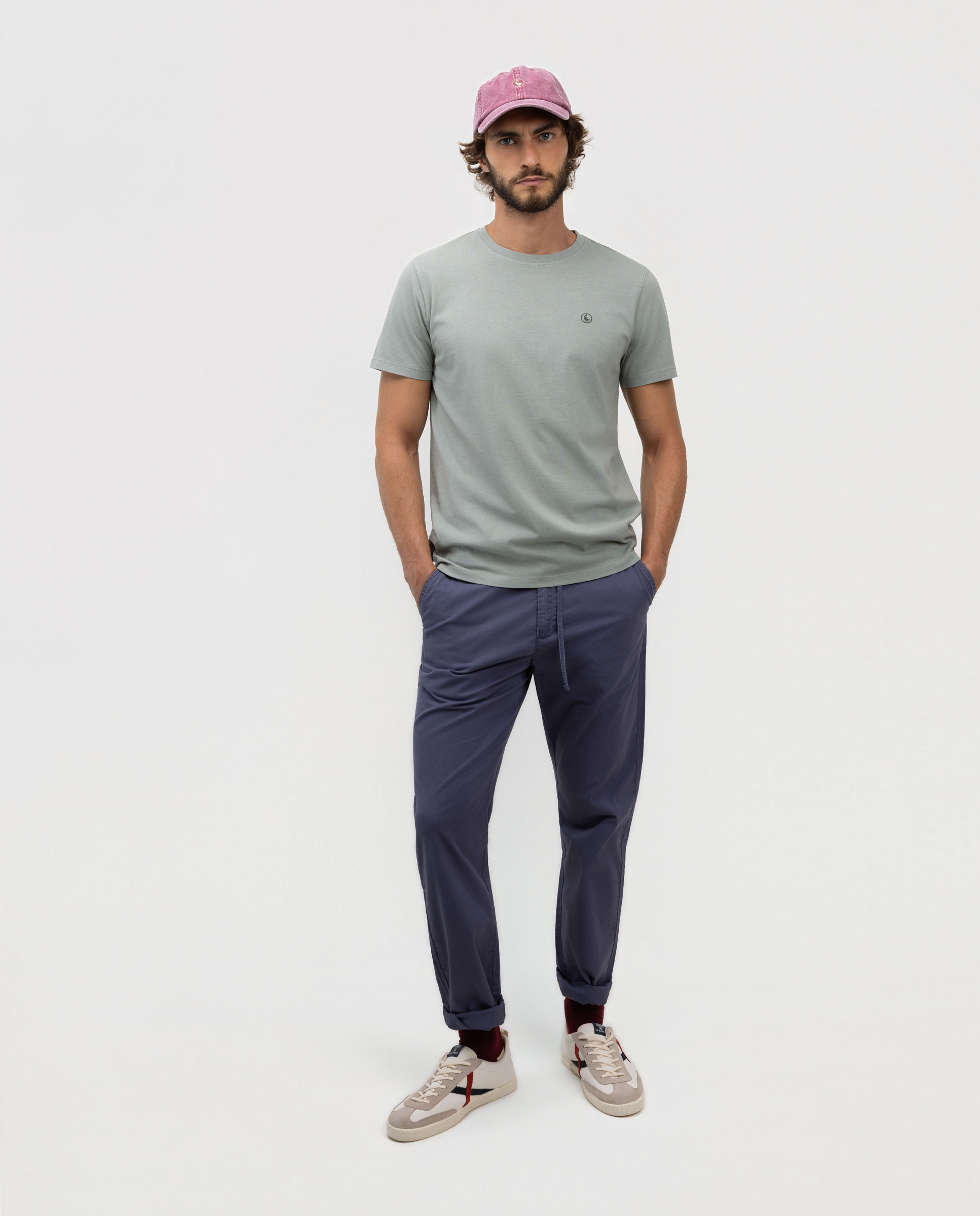 Pantalón de hombre judo liso - El Ganso - Azul marino Azul marino-1