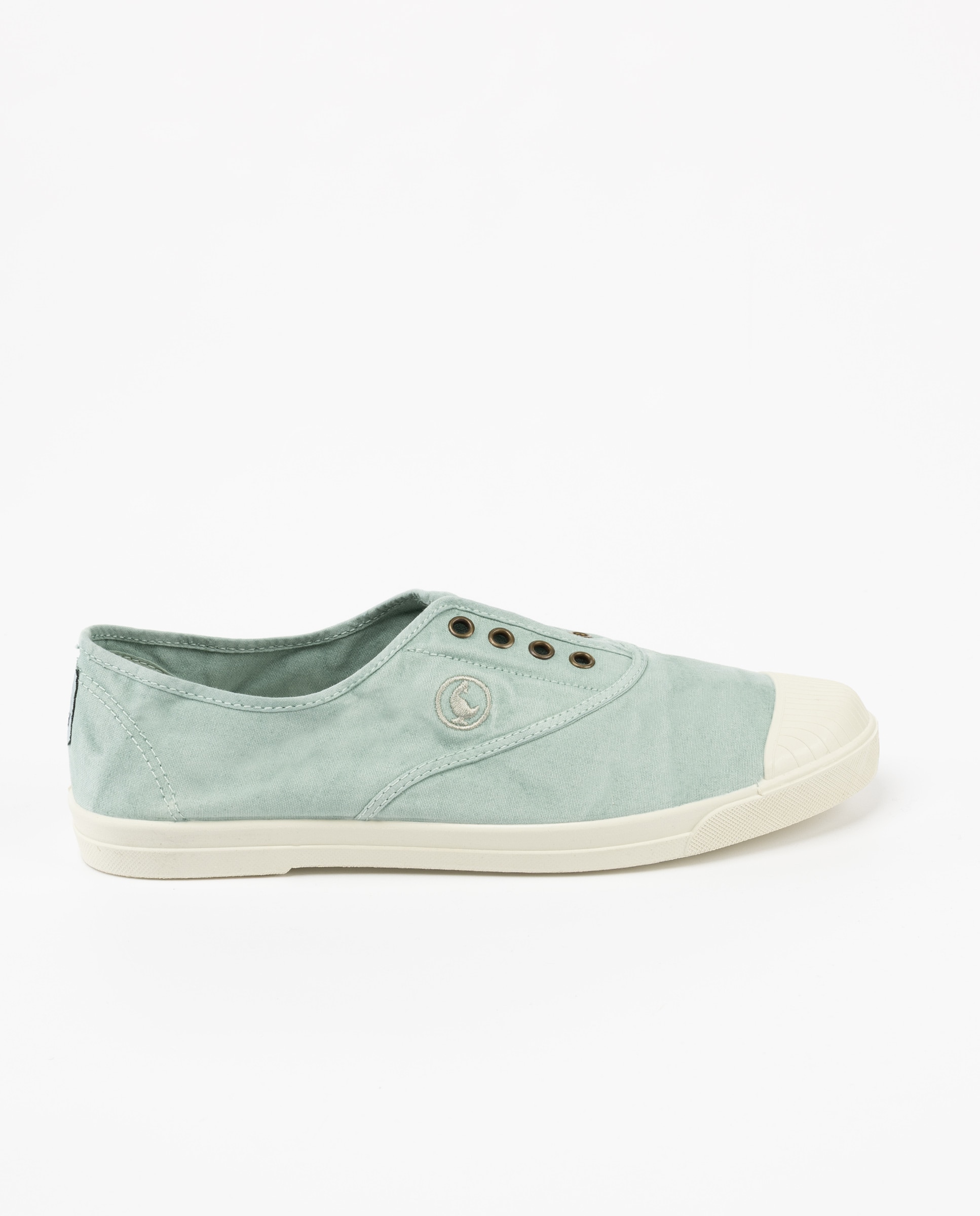Zapatilla de hombre natural world lisa - El Ganso - Verde claro Verde claro-1