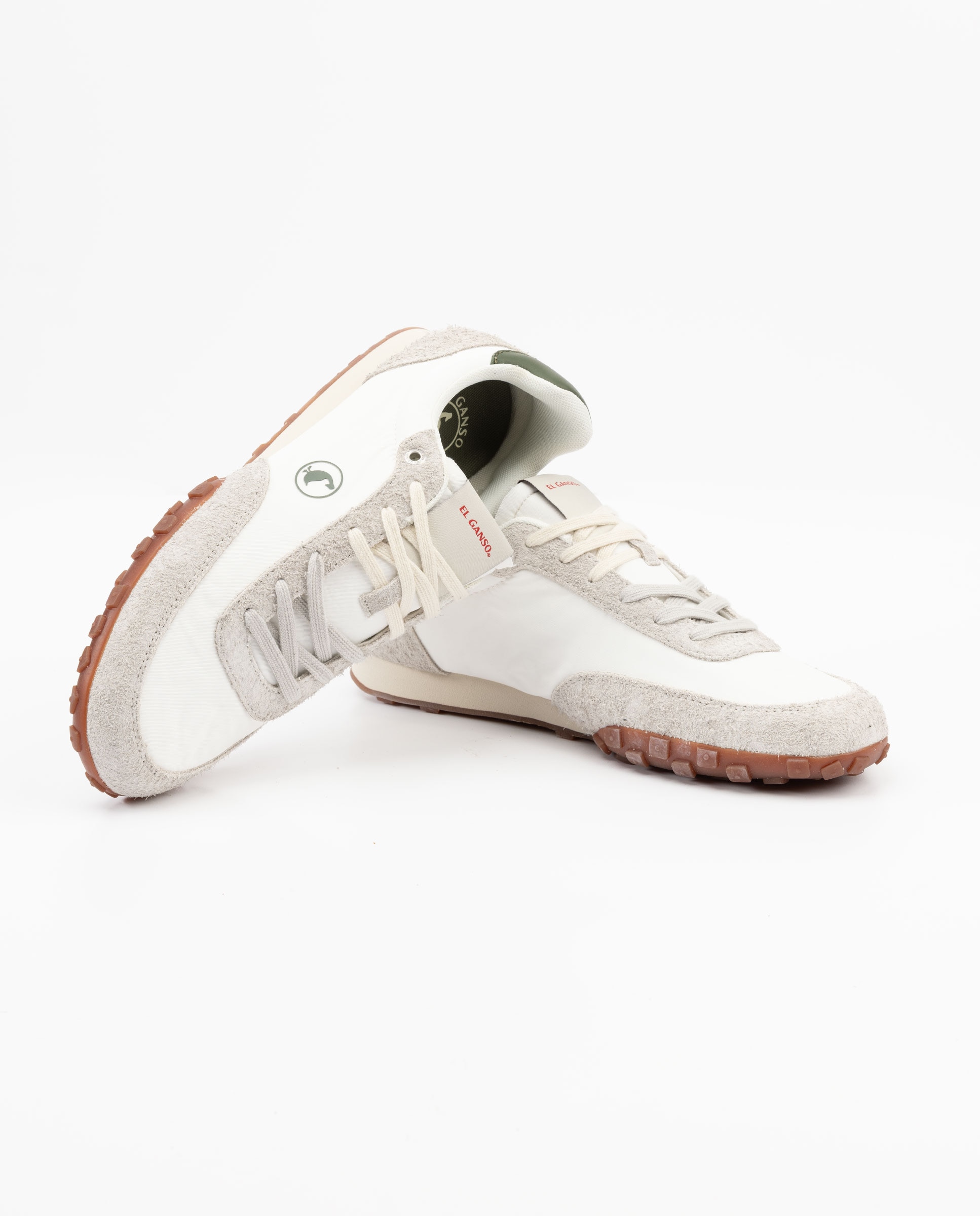 Zapatilla de hombre athletic de nylón - El Ganso - Crudo Crudo-2
