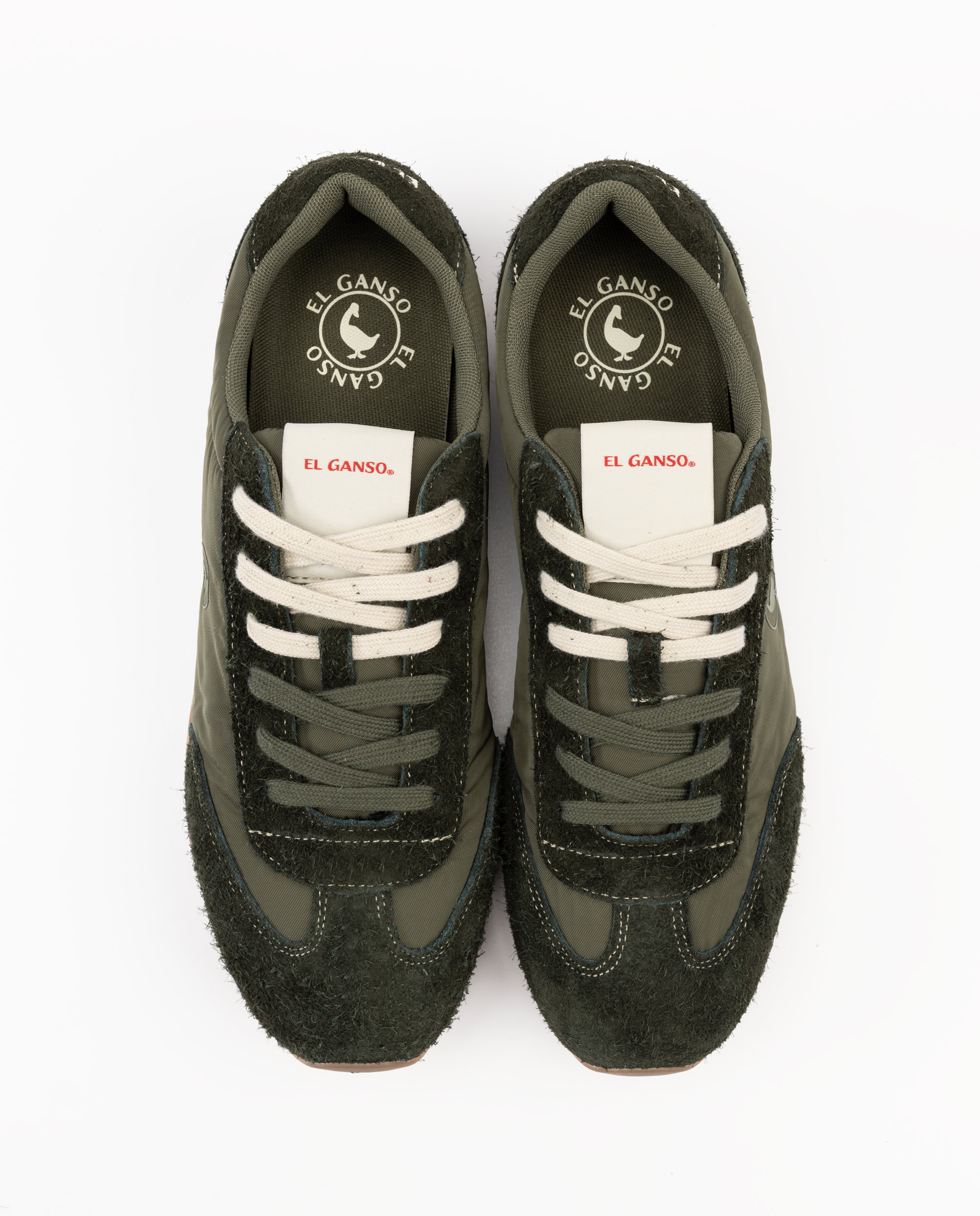 Zapatilla de hombre running de nylón - El Ganso - Verde Verde-3