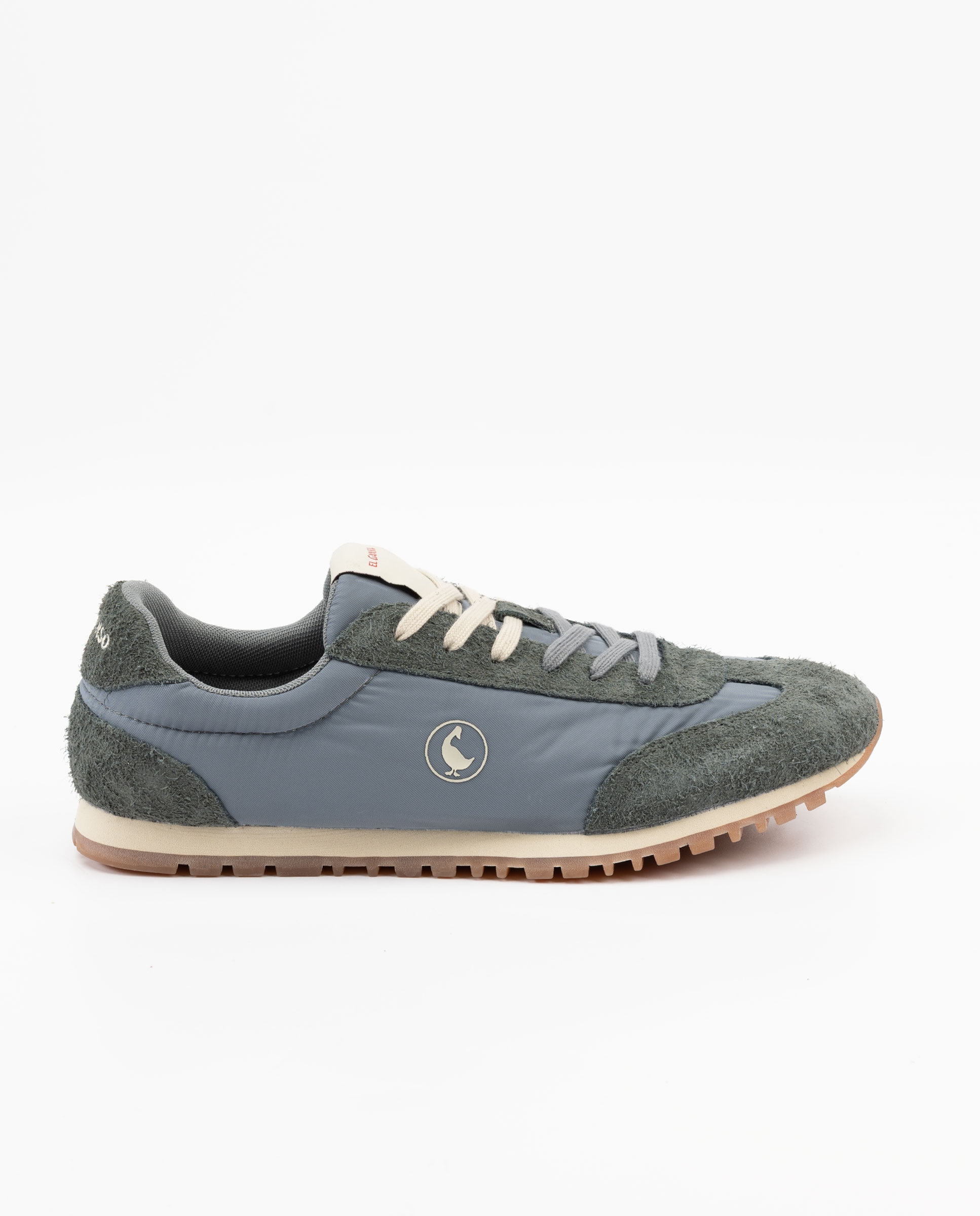 Zapatilla de hombre running de nylón - El Ganso - Gris Gris-1